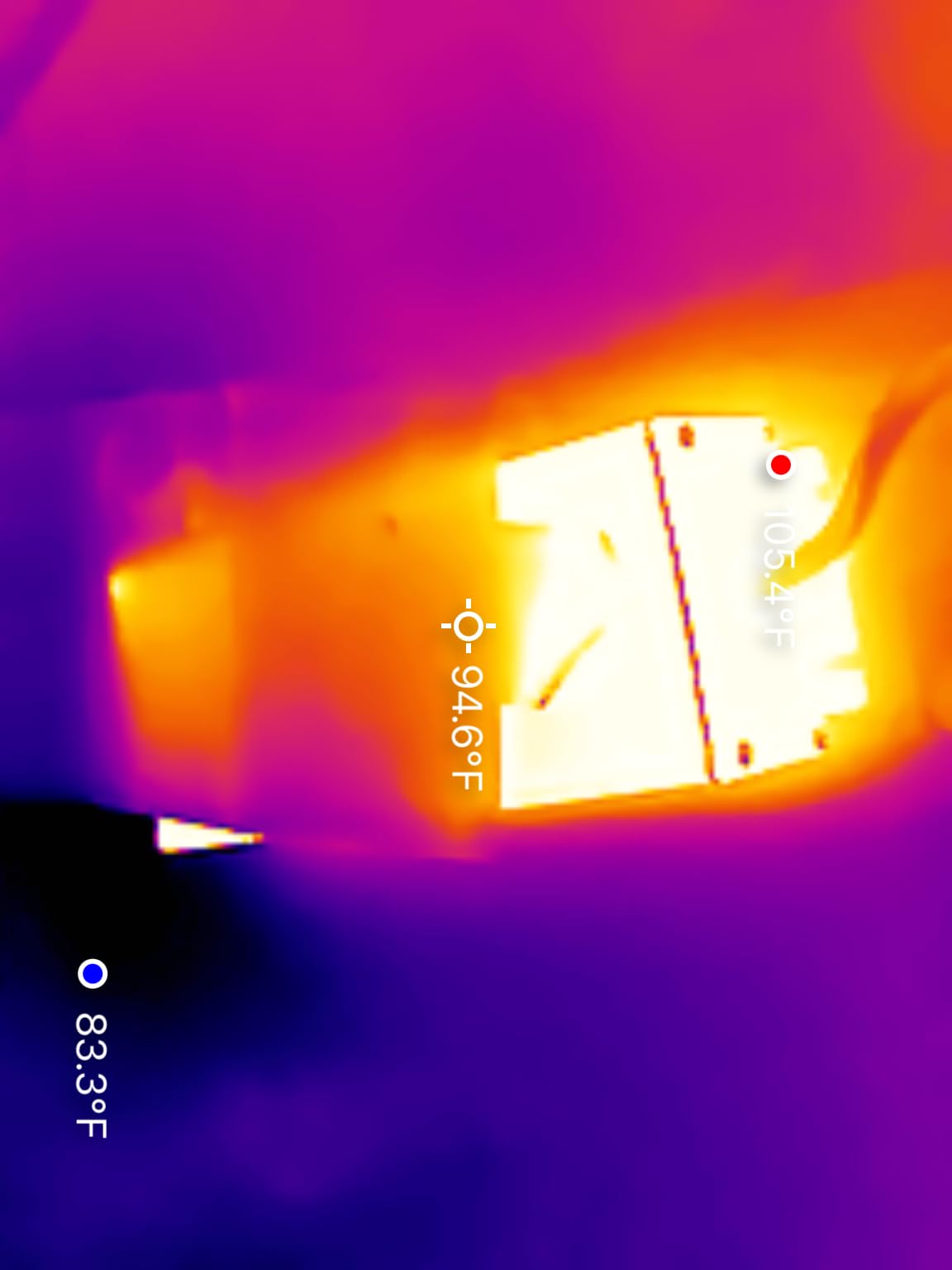 P3 - Thermal Camera for iOS & Android, 8mm Macro Vision Infrared Imager with 35mk NETD, 512x384 Super Resolution, 3.6℉ Accuracy, Manual Lens, Work for Home PCB Inspection, Black customer photo 2