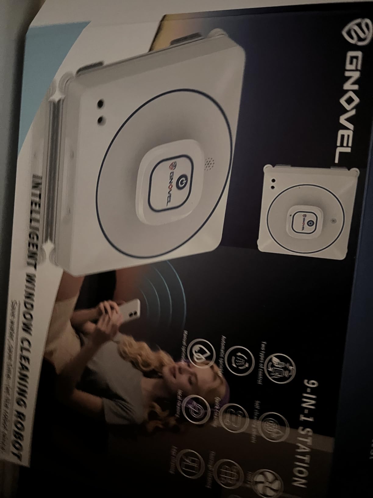 Window Cleaning Robot, 8000Pa Auto Window Cleaner with Intelligent Path Planning, 15-Stage Anti-Fall for High-Rise Glass, App & Remote Control, Hands-Free for Tile & Floor-to-Ceiling Windows customer photo 1