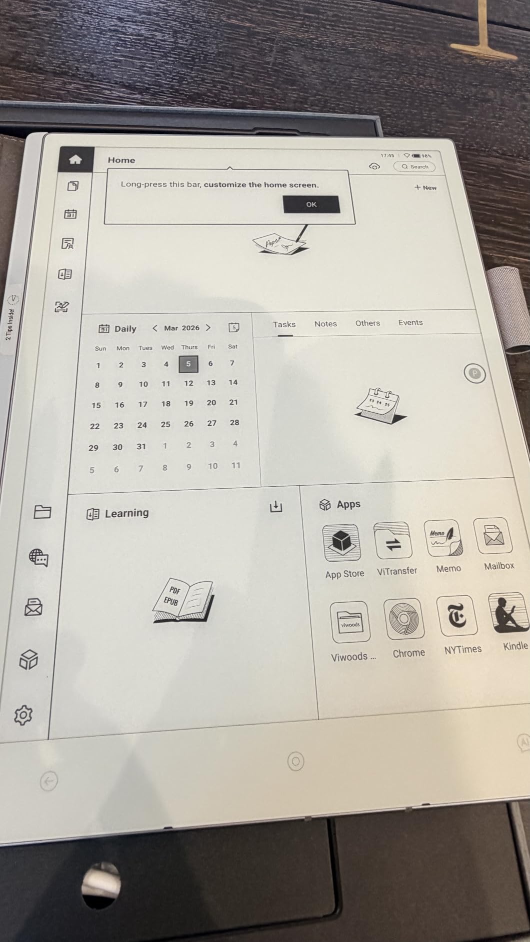 VIWOODS Upgraded Bundle with AiPaper, Stylus Pro and 5 Nibs, Carta 1300 AI E Ink Tablet, 10.65 inch 300PPI Electronic Notebook with Pen, Ultra-Thin 4.5mm, Lightweight 370g, 128GB Note-Taking Device customer photo 1