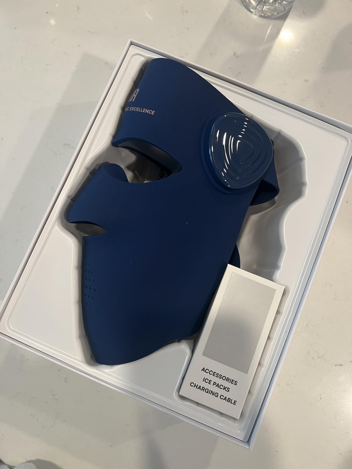 INIA Glow 4D Wireless Red Light Therapy Mask for Face - Dual NIR, 320 LEDs, 4 Modes, Under-Eye Cooling, Cordless & Rechargeable customer photo 2