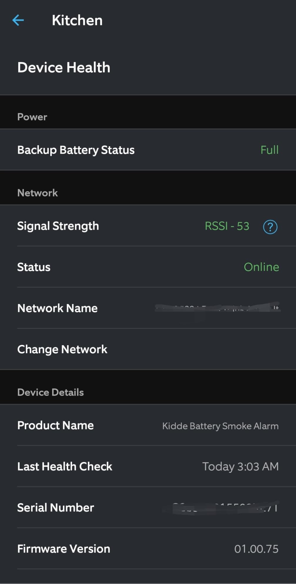 Kidde Smart Smoke Detector, Ring App Enabled for Real-Time Notifications, Wire-Free Interconnectivity, AA Battery Powered customer photo 1