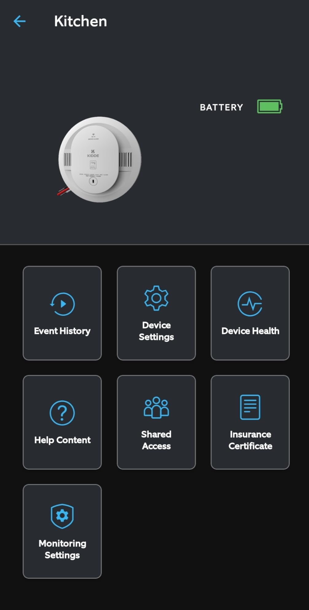 Kidde Smart Smoke Detector, Ring App Enabled for Real-Time Notifications, Wire-Free Interconnectivity, AA Battery Powered customer photo 2