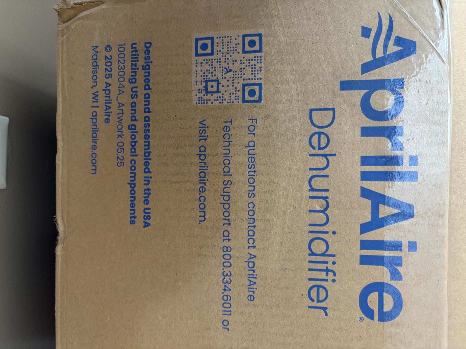 AprilAire E050PZ 50-Pint Professional-Grade, Whole-House Dehumidifier with Condensate Pump, Wi-Fi Thermostat, Drain Hose customer photo 2