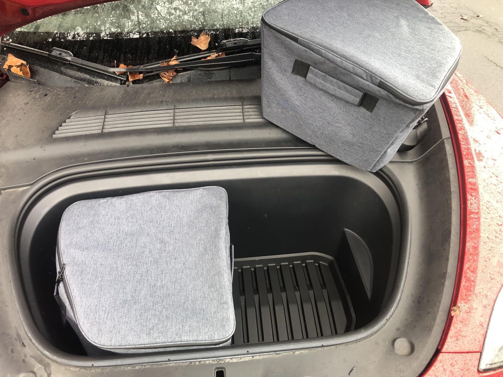 Tesla Model Y Frunk Cooler Organizer, Insulation Cooler Bag Front Trunk Storage Organizers for Tesla Model Y 2026 2025 2024 2023 2022 2021 2020 Camping Accessories customer photo 2
