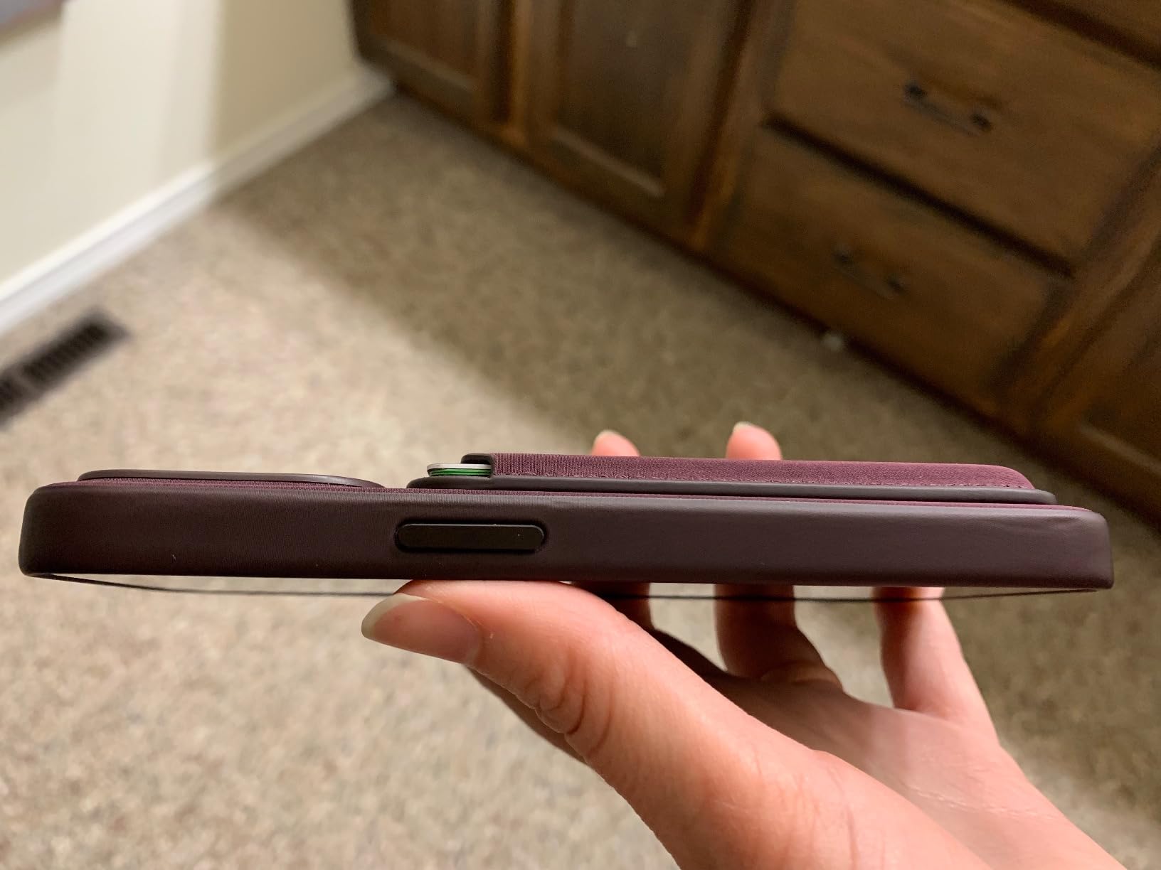 Apple iPhone FineWoven Wallet with MagSafe - Black customer photo 2