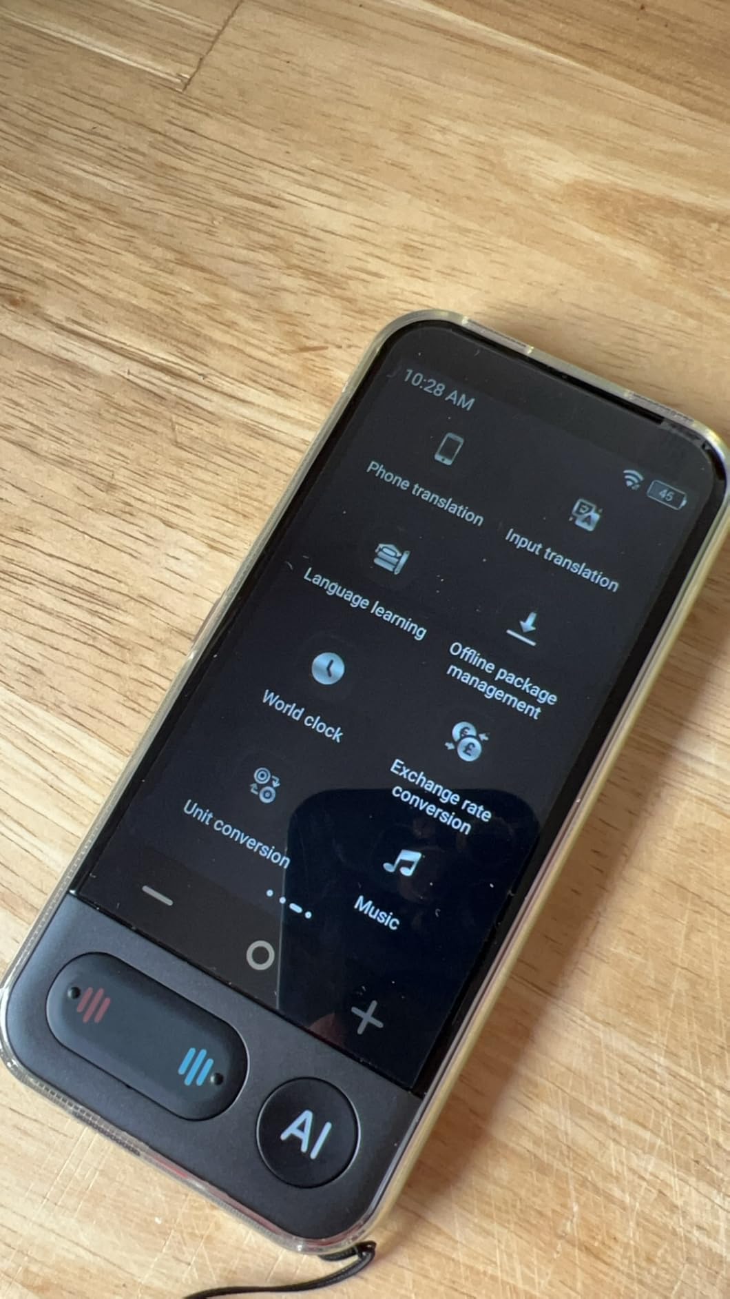 FancyDove AI Assistant Device Powered by ChatGPT, No Subscription Needed, Standalone AI Chatbot Translator, AI Tutor for Learning, Writing & Homework, Portable AI Gadget for Students & Travel Black customer photo 2