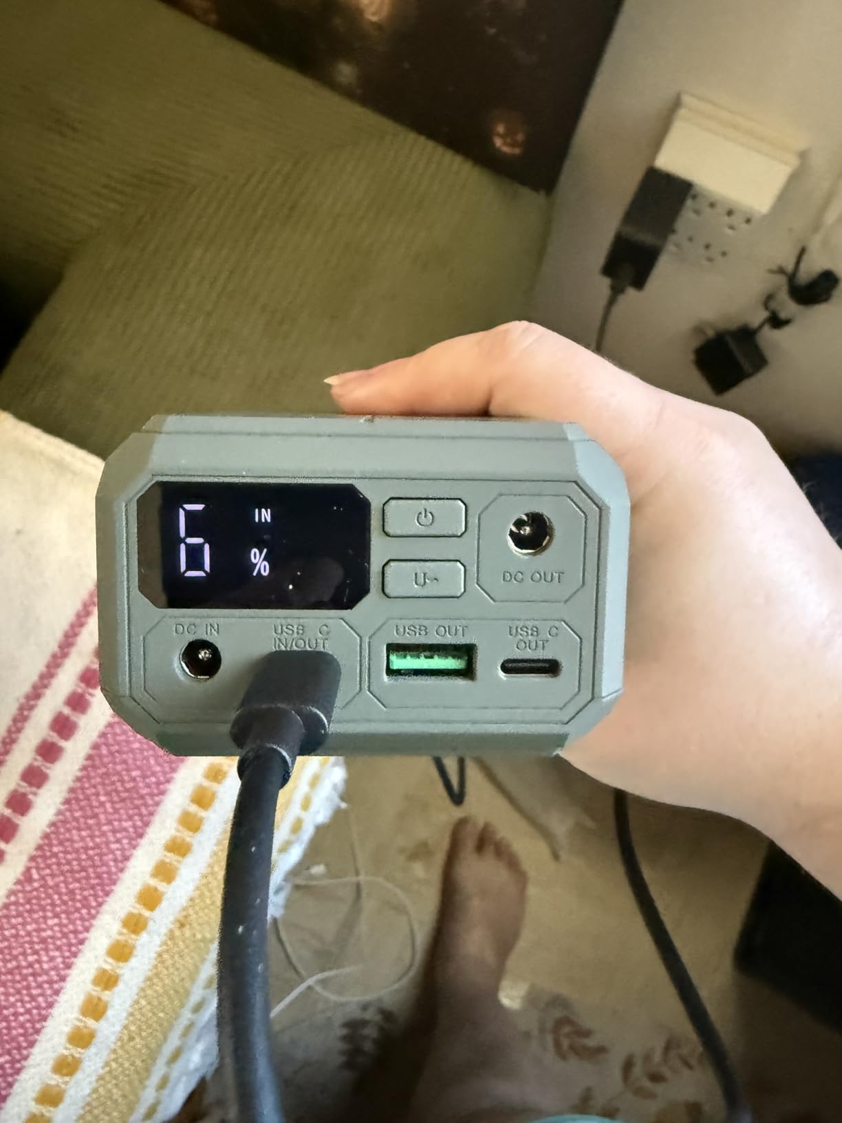 EASYLONGER ES270 CPAP Battery for Air-travel, 99.9Wh CPAP Battery for Camping, PD 100W CPAP Power Bank for ResMed AirMini, AirSense 11, AirSense10, AirCurve 10/11, Luna TravelPAP, Philips DreamStation customer photo 2