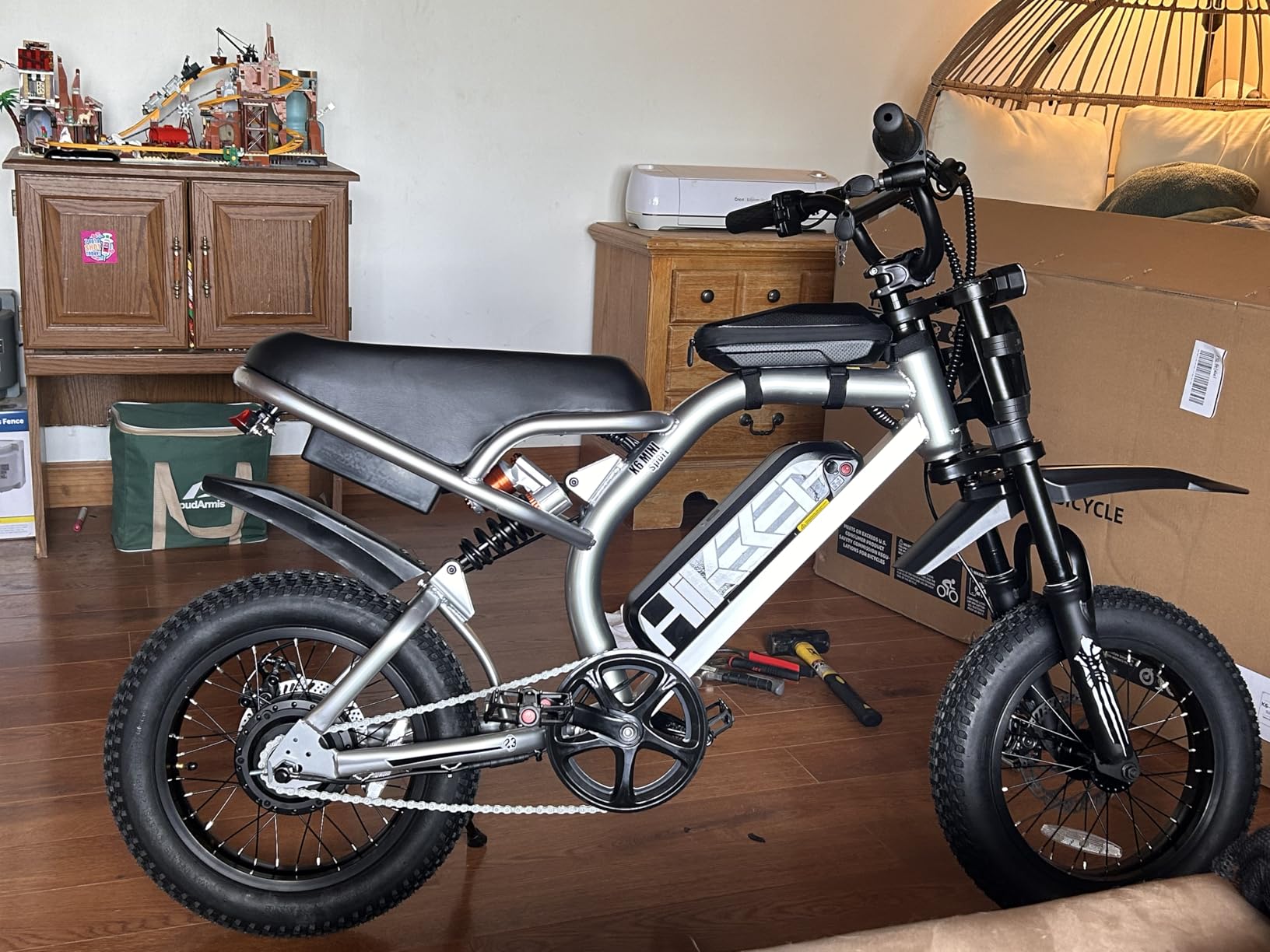 Electric Dirt Bike for Adults - Peak 1500W/3000W Electric Bikes, 48V/52V 15.6Ah/25Ah/40Ah, 50-100 Mile Range(PAS Mode), 16/20 Inch All-Terrain Fat Tire Motorcycle customer photo 2