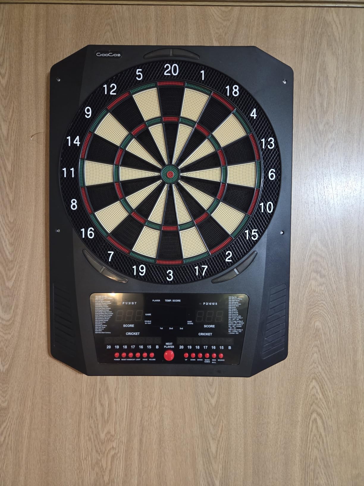 Electronic Dartboard, Electric Soft Tip Dart Boards for Adults with Heckler and Lights Effects, Digital Dart Boards with 6 Darts, 100 Soft Tips customer photo 1