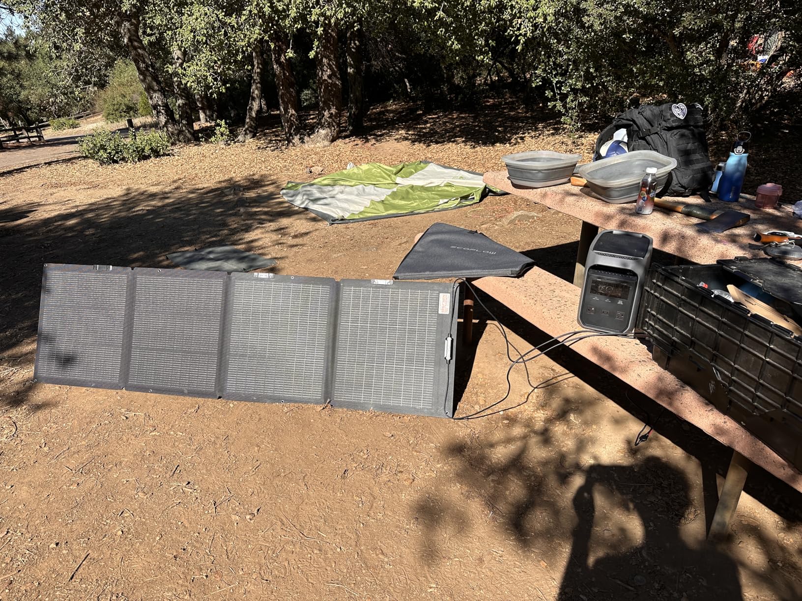 EF ECOFLOW Solar Generator Delta 3 Classic with 220W Solar Panel, 1024Wh | 1800W AC (3600W Surge)/100W USB-C Output, LiFePO4 Battery Portable Power Station, 10ms UPS, 1 Hr Fast Charge for Home, Camping customer photo 2