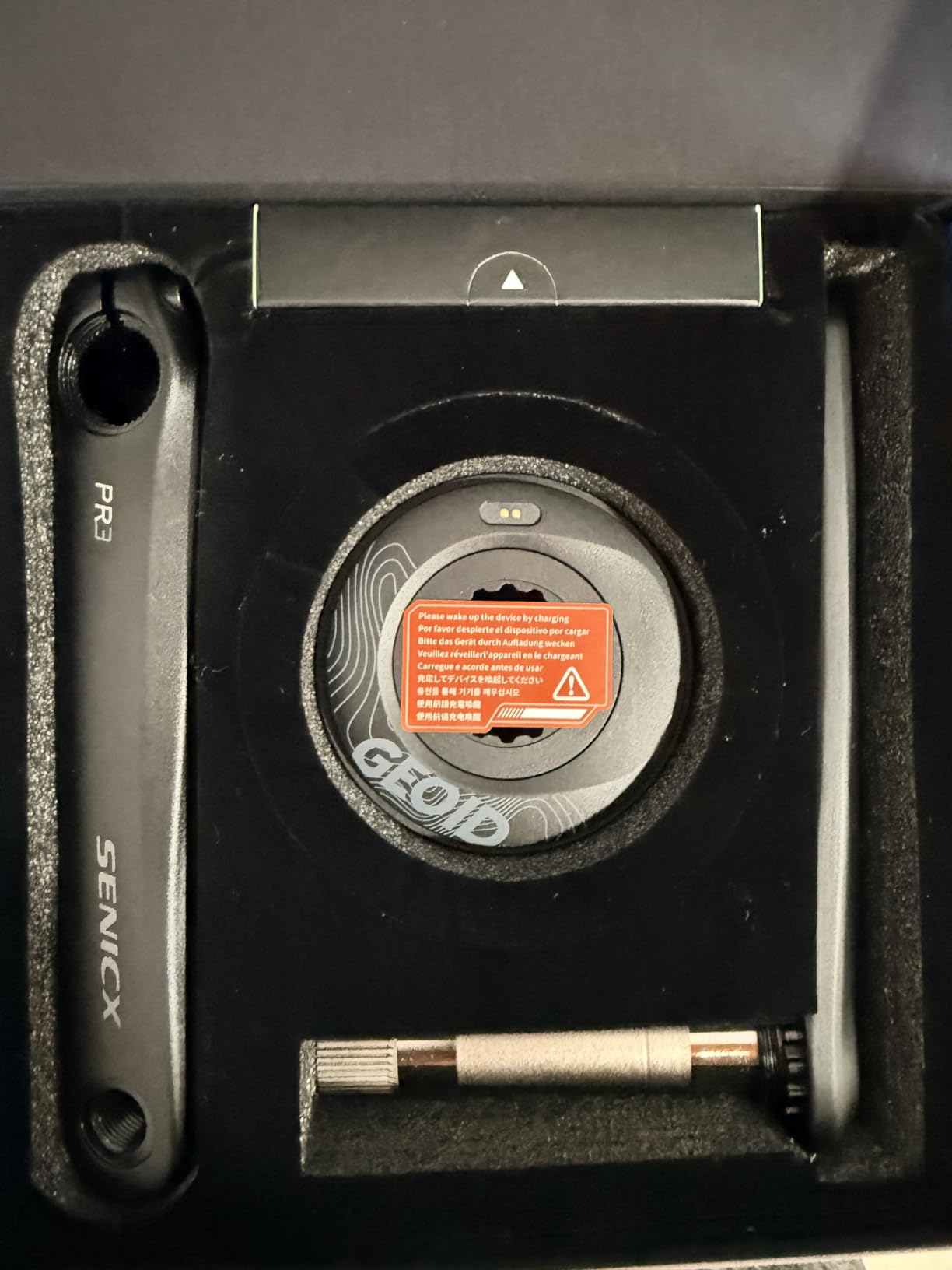 GEOID PM500 Bike Power Meter Crankset, ±1.5% Accuracy, Lightweight 680g, 300h Long Battery Life, 110BCD, Bluetooth & ANT+, IPX7 Waterproof Cycling Power Meter for Road Bikes - 170mm customer photo 1