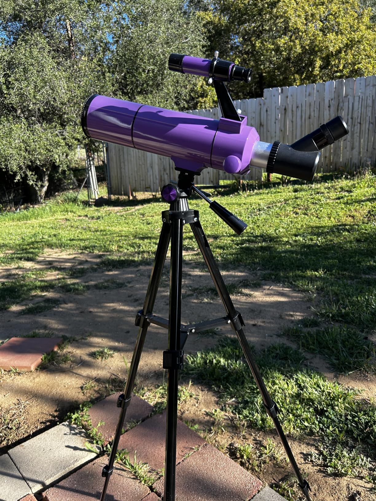 Dianfan Telescope for Kids & Adults, 80mm Aperture 500mm Astronomical Professional Telescope for Adults High Powered, Portable Travel Telescopes for Beginners with Tripod & Adapter, Stickers, Backpack customer photo 1