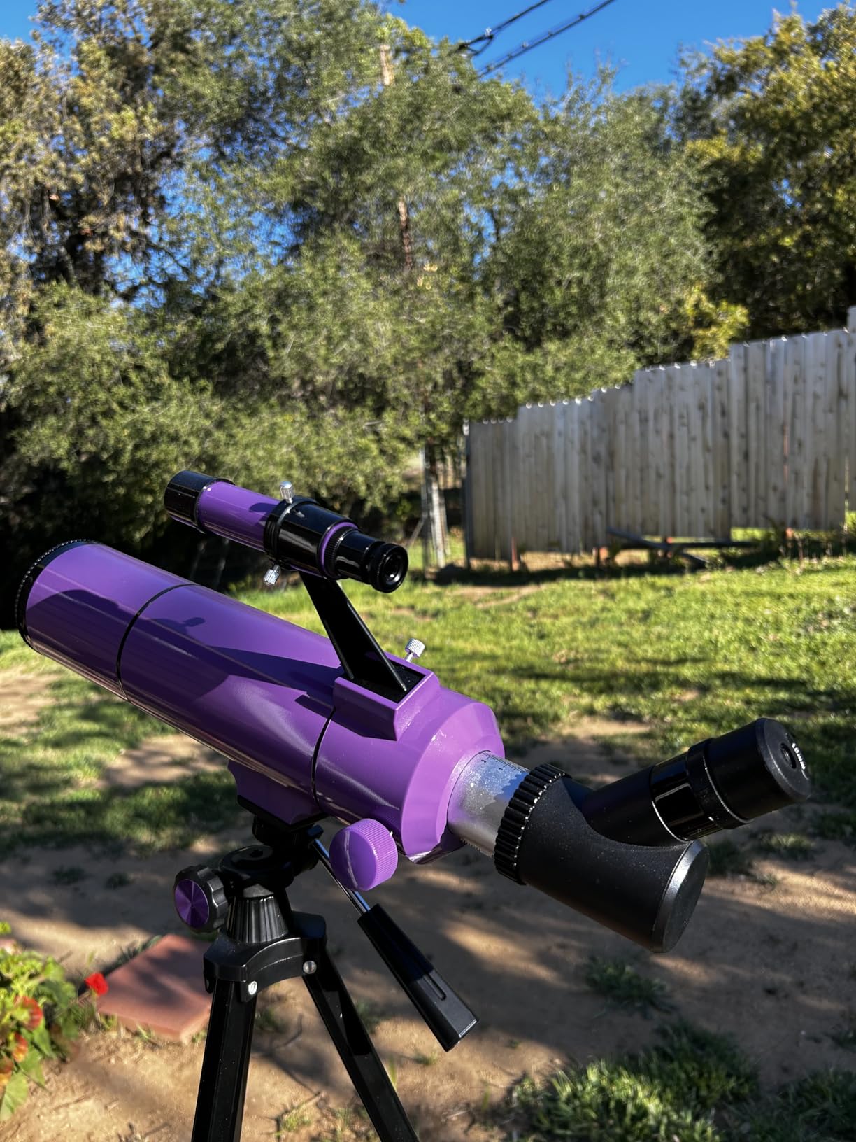 Dianfan Telescope for Kids & Adults, 80mm Aperture 500mm Astronomical Professional Telescope for Adults High Powered, Portable Travel Telescopes for Beginners with Tripod & Adapter, Stickers, Backpack customer photo 2