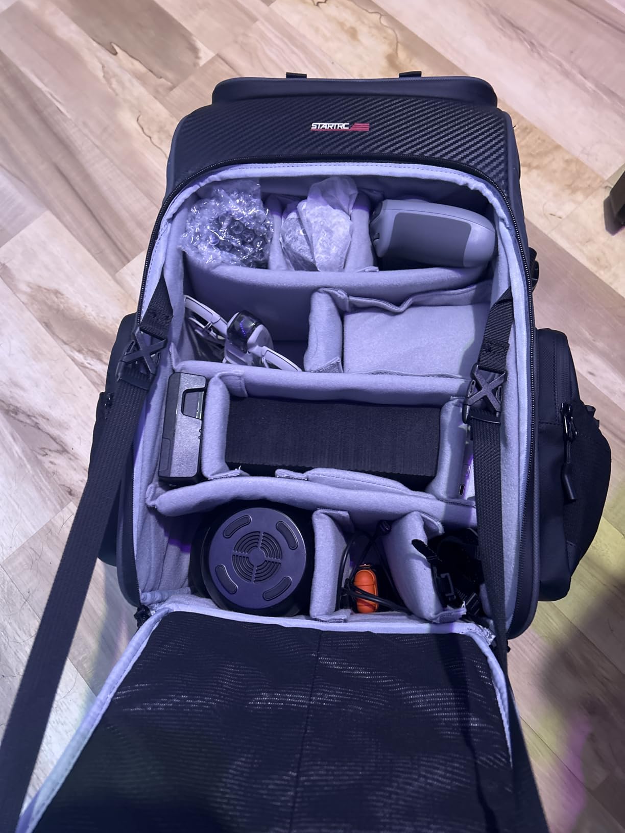 FPV Drone Backpack -40L Ultimate All-in-One Professional Travel Camera Case for FPV Racing Quadcopter/DJI Drone/Tripod/15.6