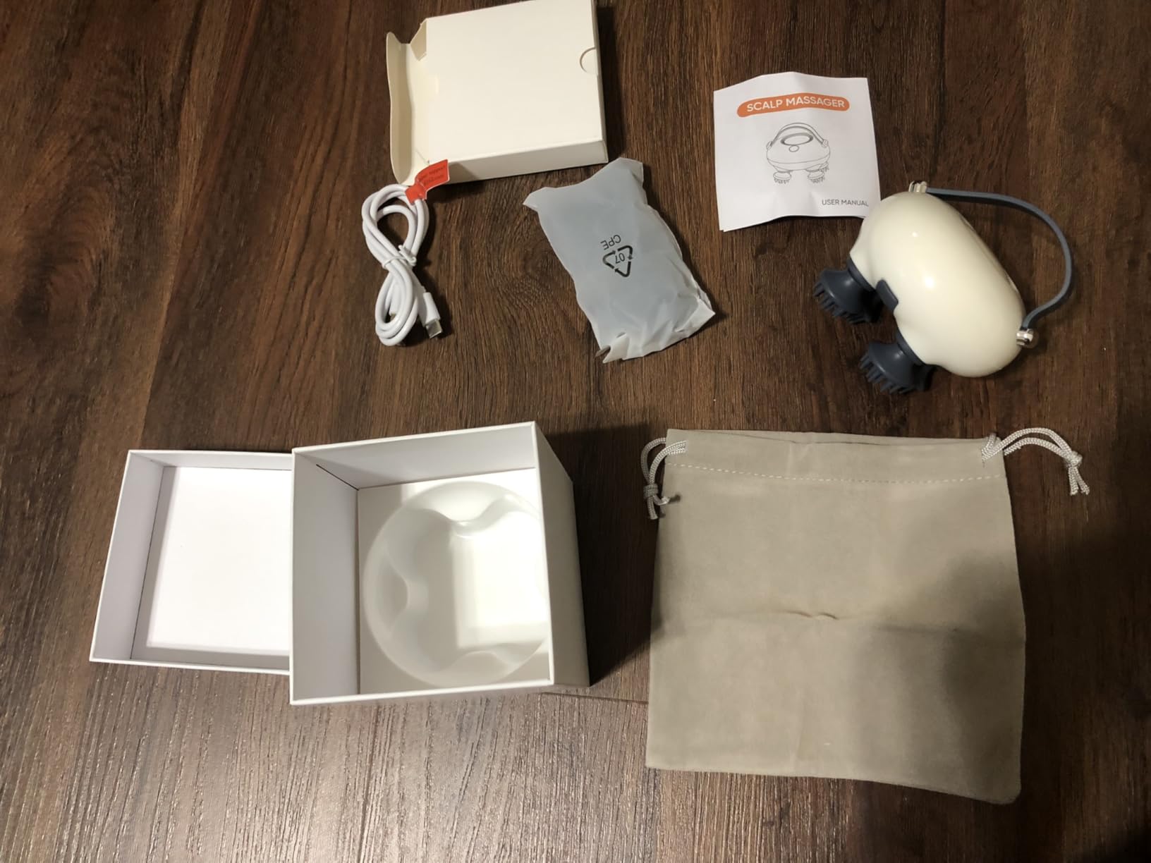 Scalp Massager, Head Massager Scalp with Tangle-Resistant Design, Portable Head Massager, Hair Massagers with 12 Massage Heads, 3 Modes, Mothers Day Gifts, Father's Day Gifts customer photo 2