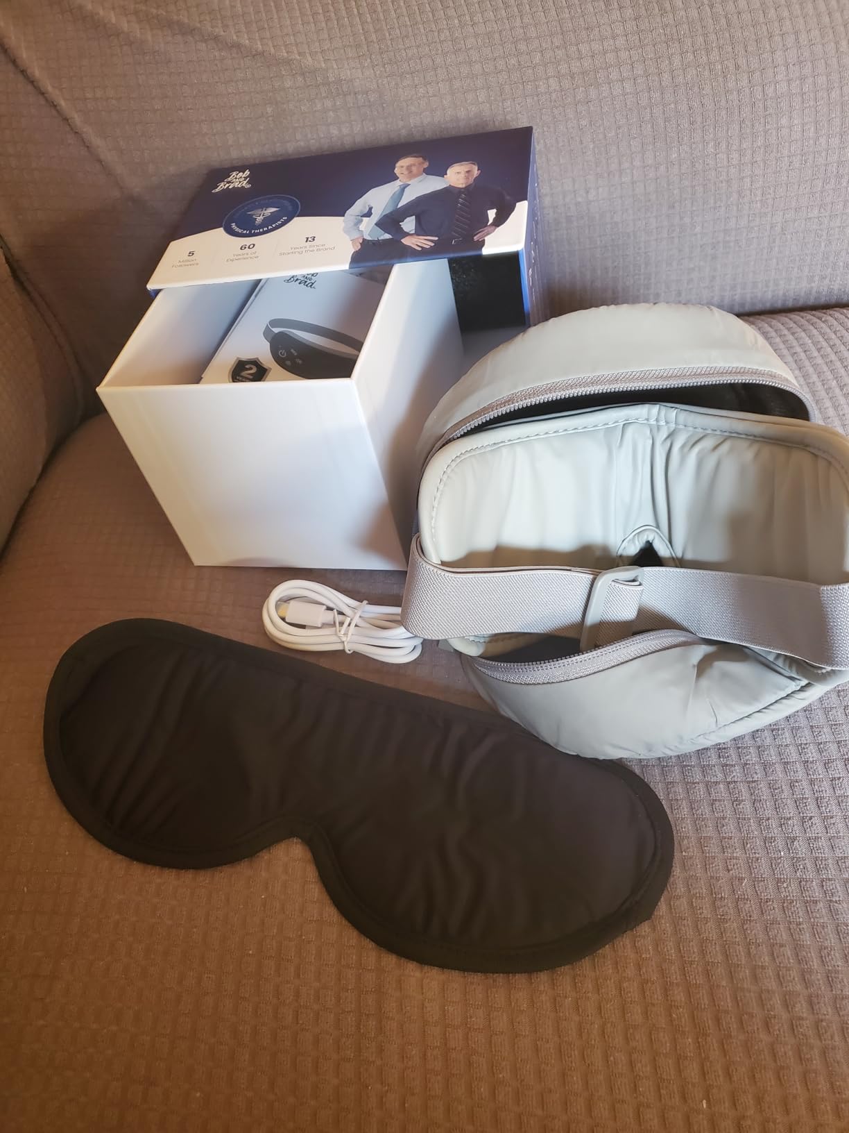 BOB AND BRAD Eye Massager with Heat and Cooling Voice Control, FSA Eligible HSA, EyeOasis 3 Voice Temple Massage, Heated Eye Massager for Migraines and Dry Eyes Relief, Ideal Gift for Women Men customer photo 1