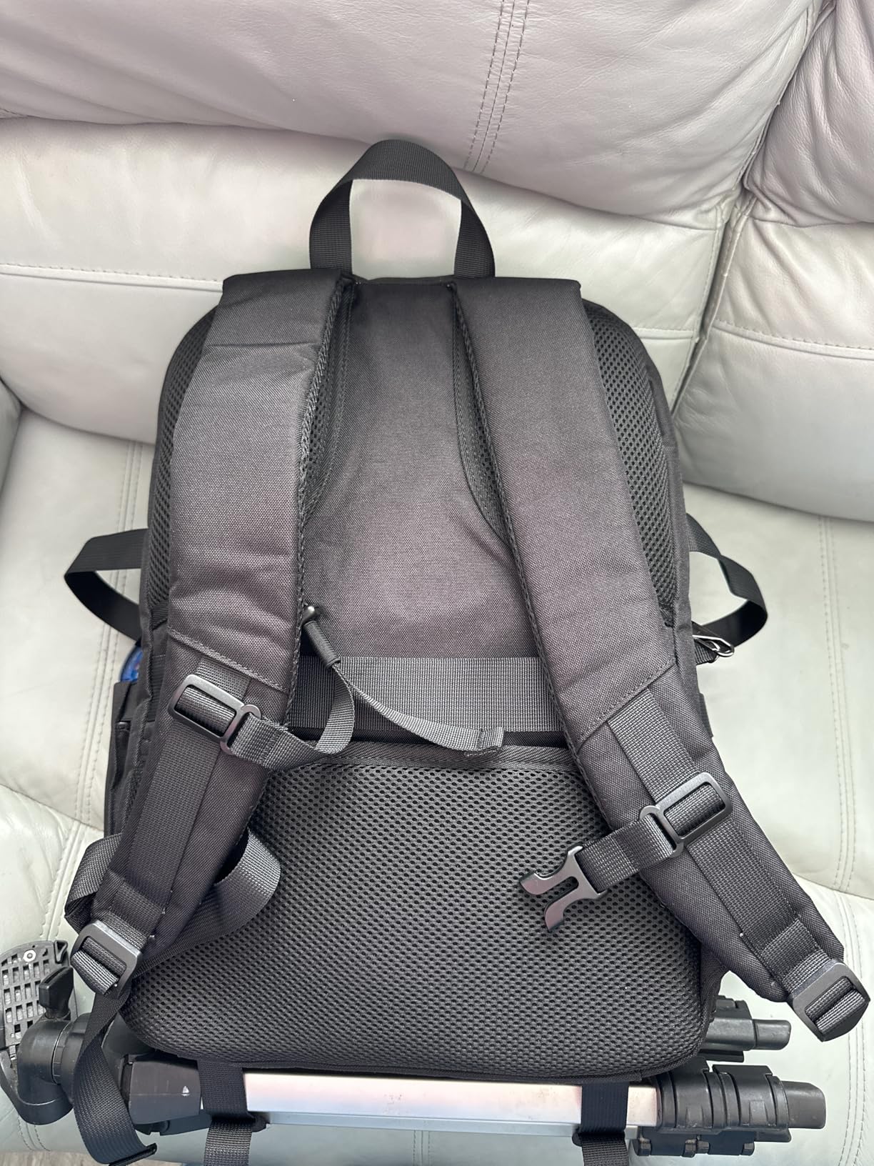 RAINSMORE Camera Bag Backpack for DSLR/SLR/Mirrorless Camera Bags for Photographers 15.6 Inch Waterproof Tactical Photography Case with Rain Cover & Tripod Holder, Black customer photo 2