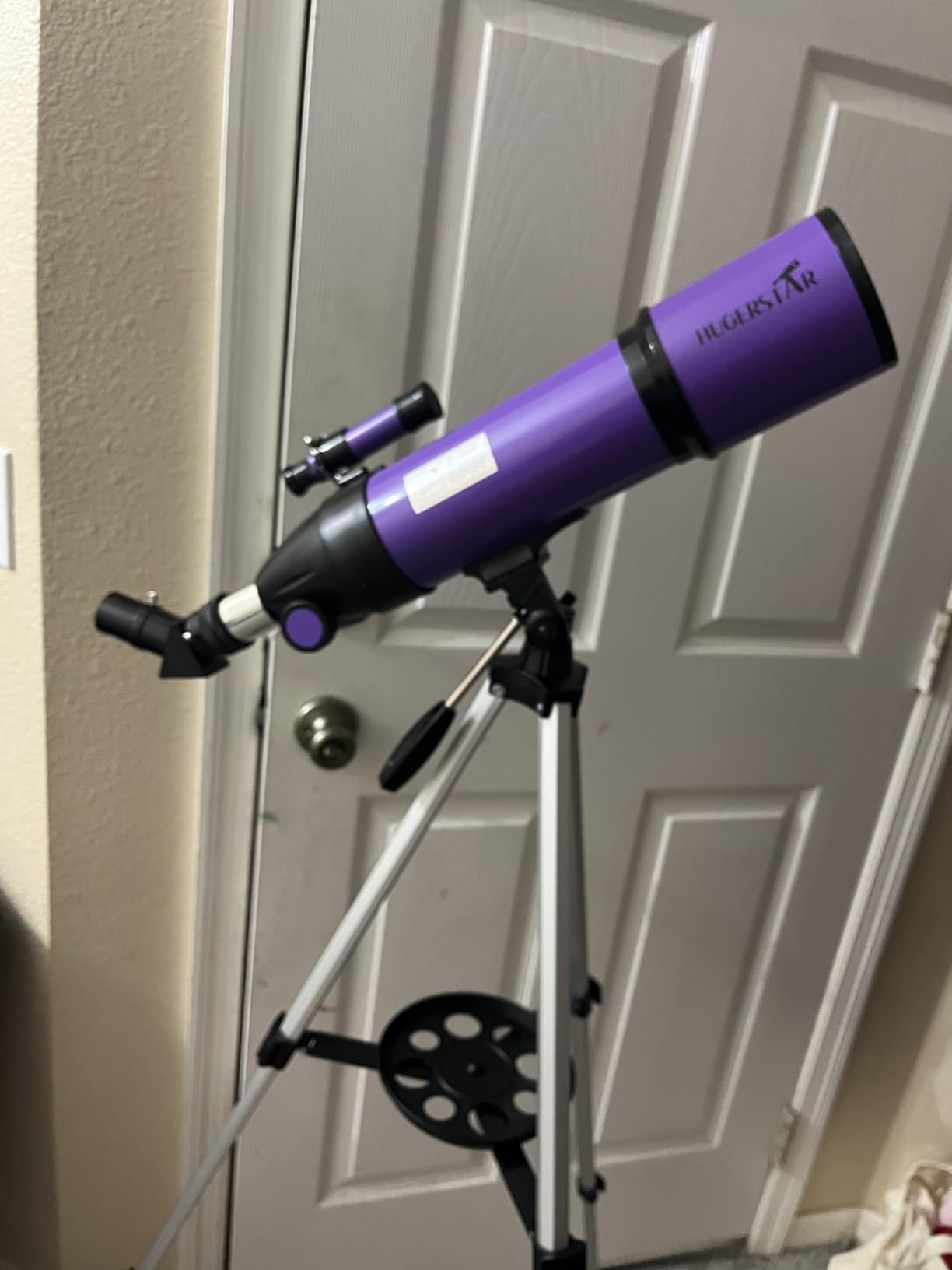 Telescope for Adults & Kids, 80mm Aperture 500mm (20X-150X) Professional Refractor Telescope for Astronomy Beginners, Portable Travel Telescopes with Tripod Phone Adapter, Stickers, Backpack customer photo 2