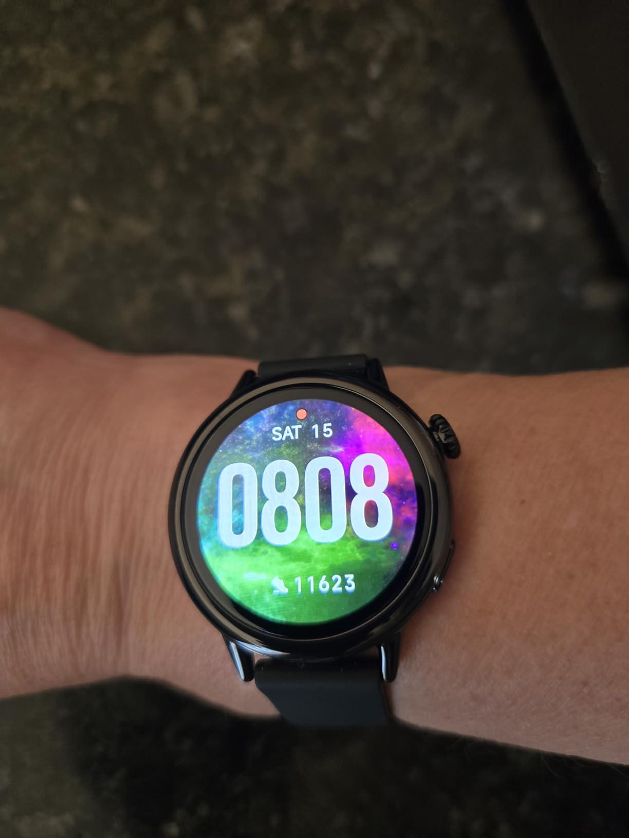 TOOBUR Petite Smart Watch for Women Small Wrist, 37 mm AMOLED Smartwatch, Compatible with Android & iOS, Fitness Tracker with Step/Sleep/HR Monitor, Elegantly Boxed, Pretty Gift for Women, Beige customer photo 2