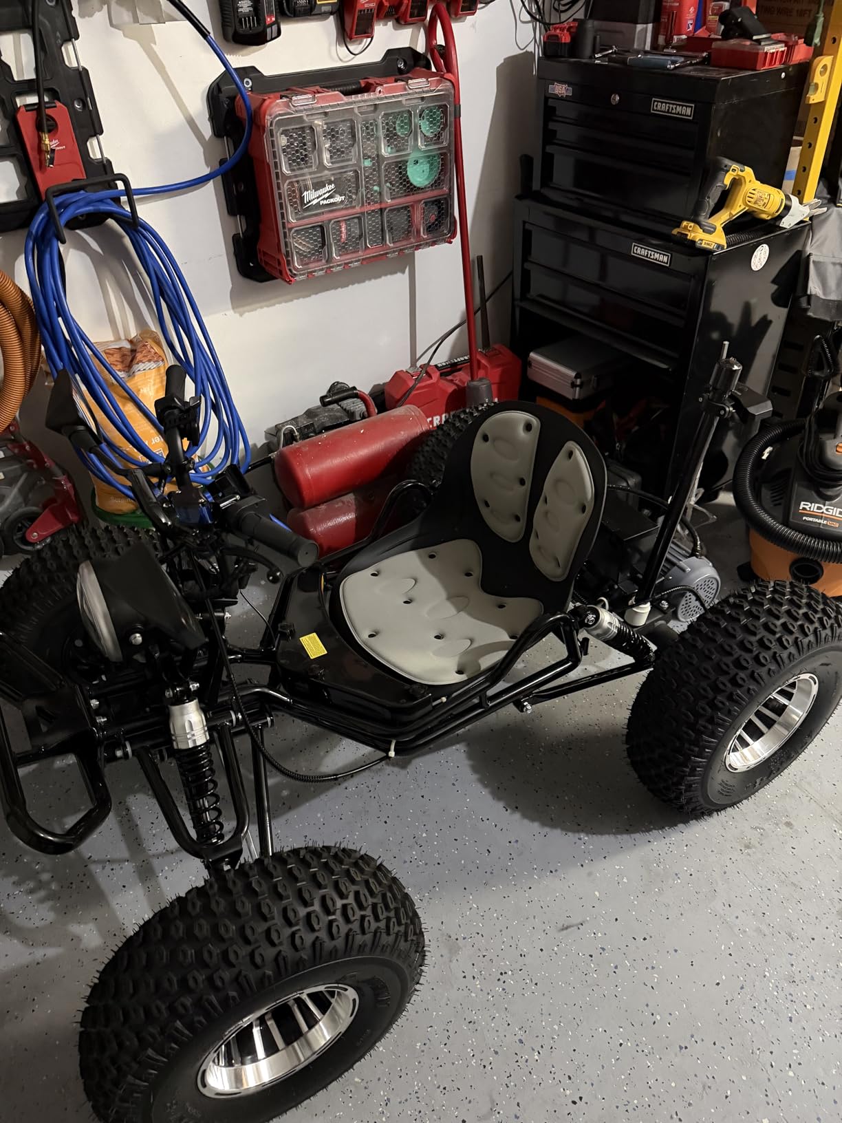 Zyliathor Electric Off-Road Go Kart for Adults & Kids, 12-Mile, Brushless Peak 4000W, Up to 31MPH, 3 Modes + Reverse, Shaft Drive Diff, AT19x7-8 Tires, Family Backyard Trails, Beach/Sand (Black) customer photo 1