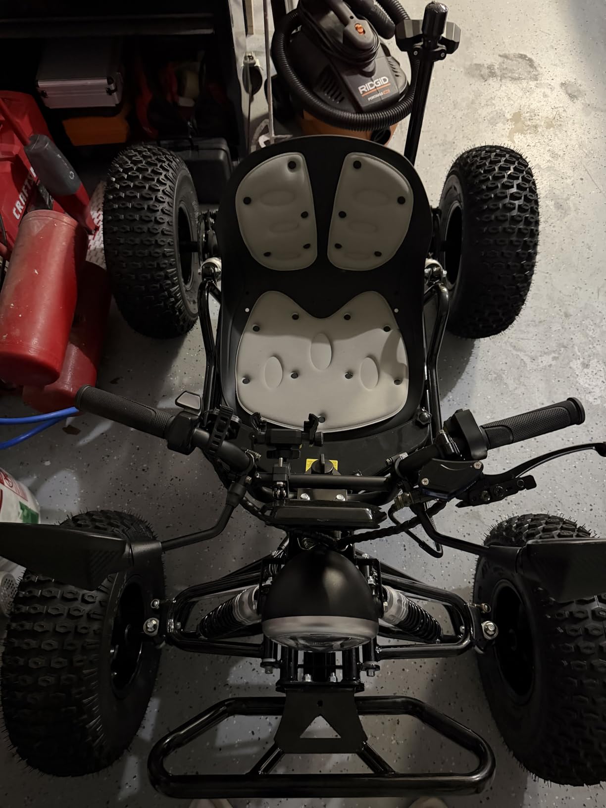 Zyliathor Electric Off-Road Go Kart for Adults & Kids, 12-Mile, Brushless Peak 4000W, Up to 31MPH, 3 Modes + Reverse, Shaft Drive Diff, AT19x7-8 Tires, Family Backyard Trails, Beach/Sand (Black) customer photo 3