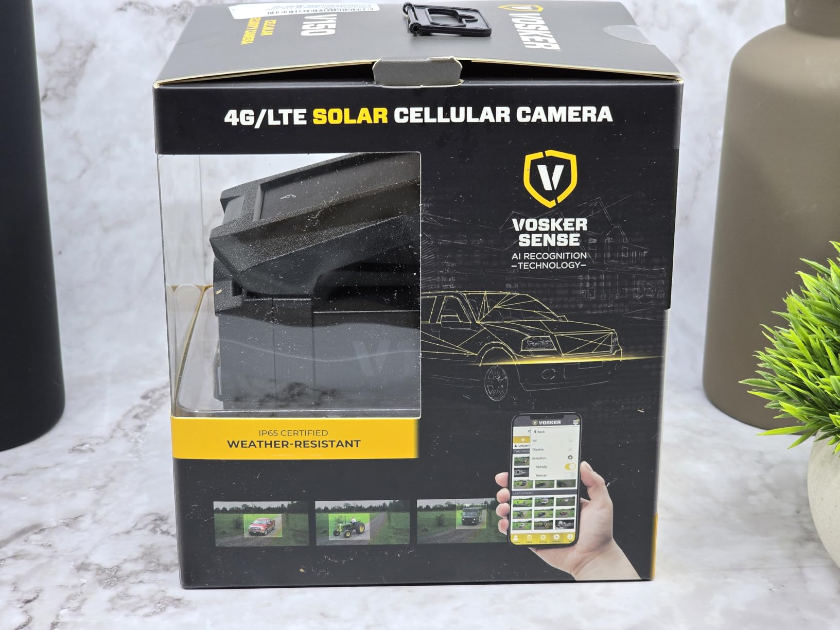 Vosker V150 Farm Pack 4G LTE Solar Security Camera, Wireless Outdoor Surveillance for Farms, Sheds and Equipment Monitoring, No Wi-Fi Required, Night Vision, SIM Card & Mobile App Included customer photo 2