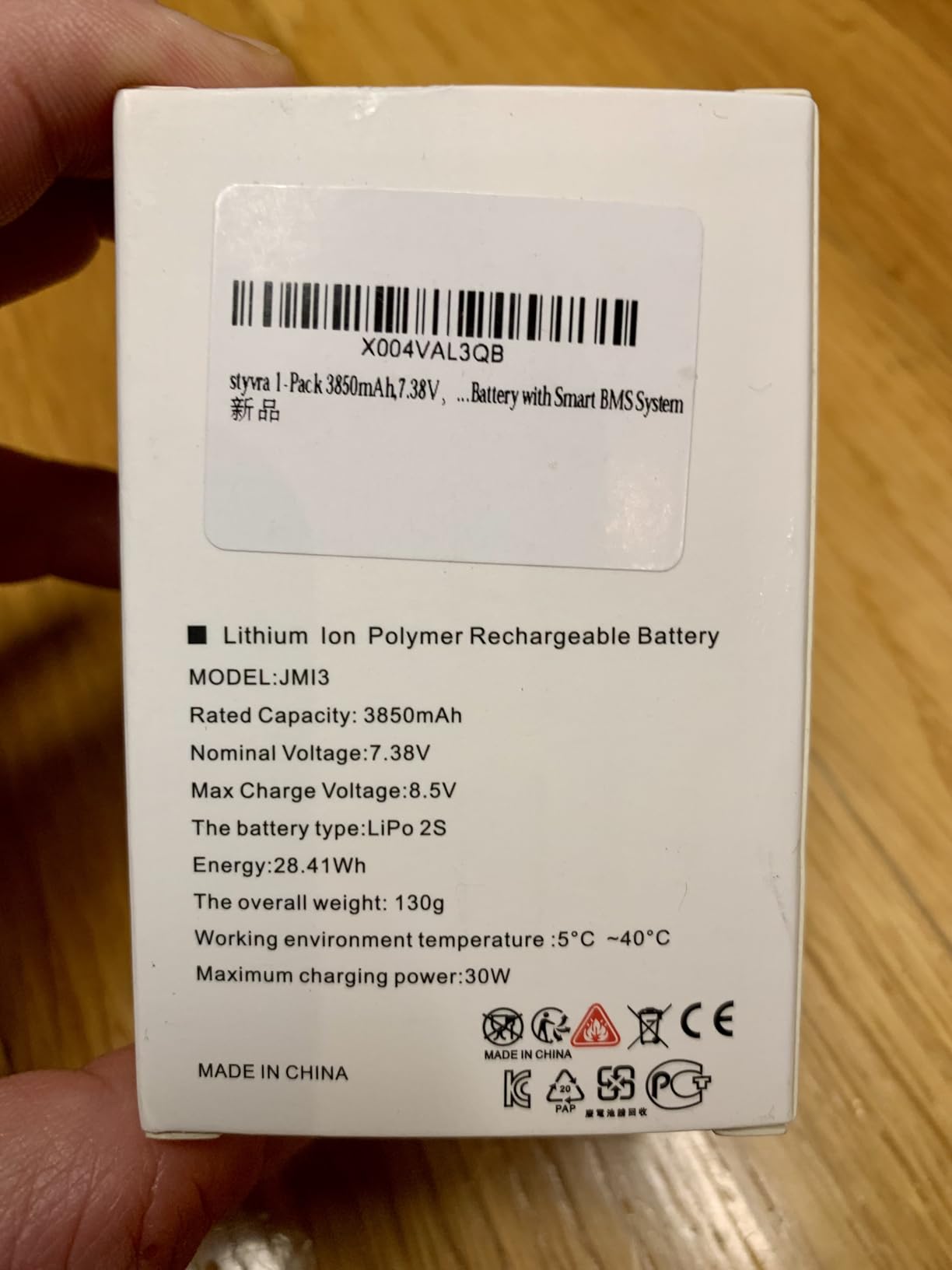 1-Pack 3850mAh,7.38V, 47-51 mins of max Flight time, Intelligent Flight Battery for DJI Mini 3/3 Pro/4 Pro High Capacity Replacement Battery customer photo 2