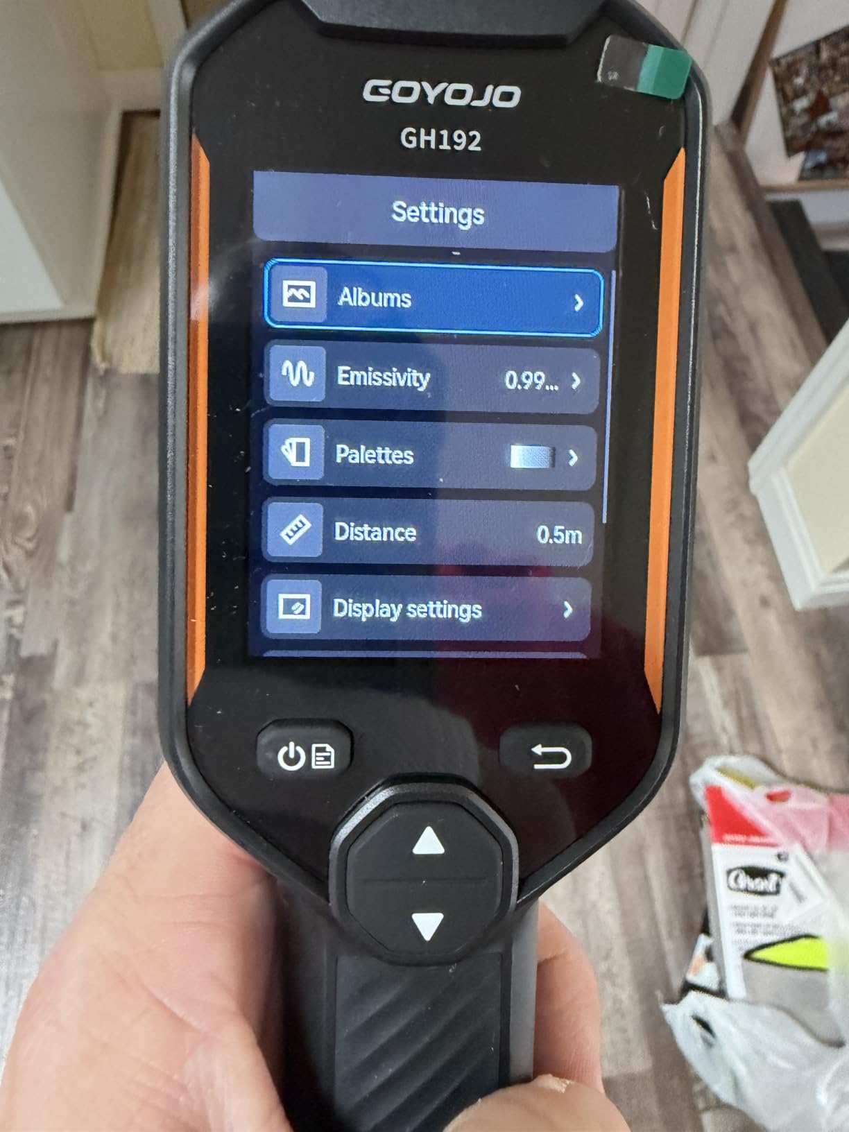 GH192 Thermal Imaging Camera 240X240 Super IR Resolution with 2MP Visual Camera and Fusion Imaging, 25Hz Handheld Thermal Imager with Alarm for Mechanical Maintenance Home HVAC Electrical Inspection customer photo 1