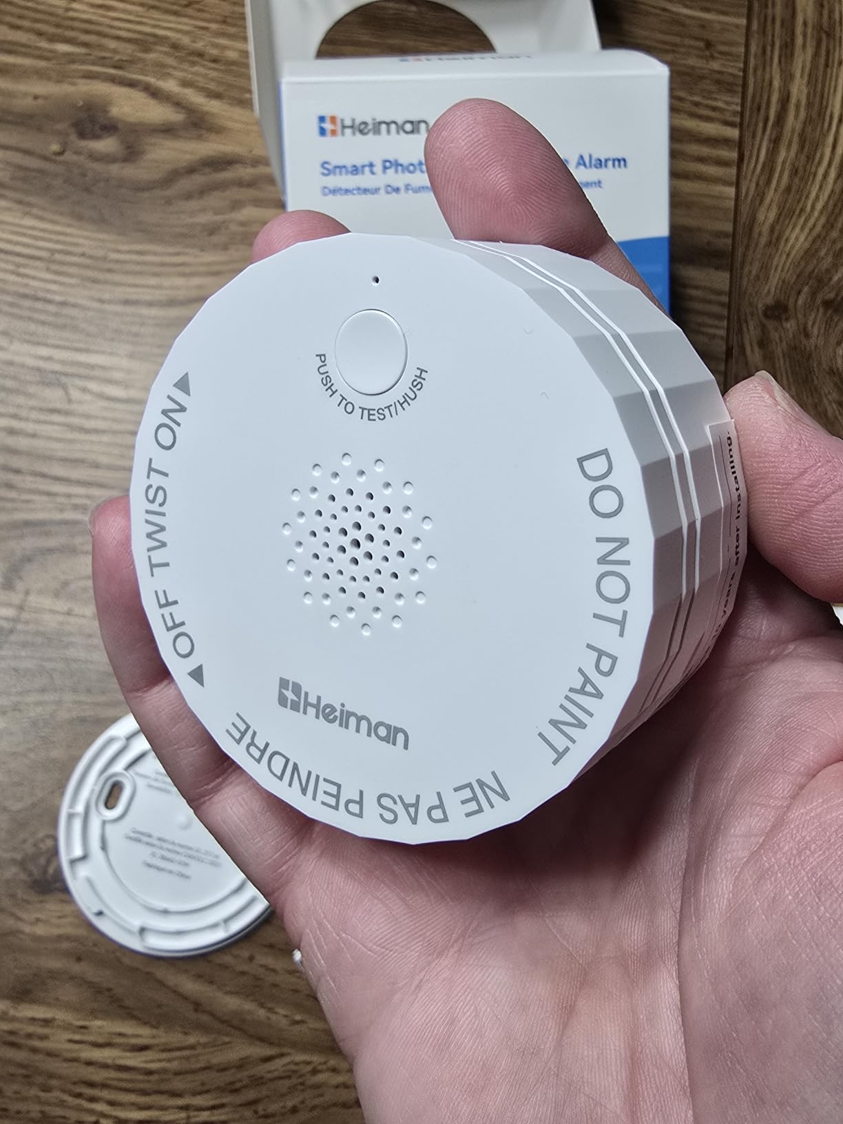 Heiman Matter Smoke Detector, Smart Photoelectric Fire Alarm, UL217-10th Certified, Battery Powered, Compatible with SmartThings, Home Assistant customer photo 2