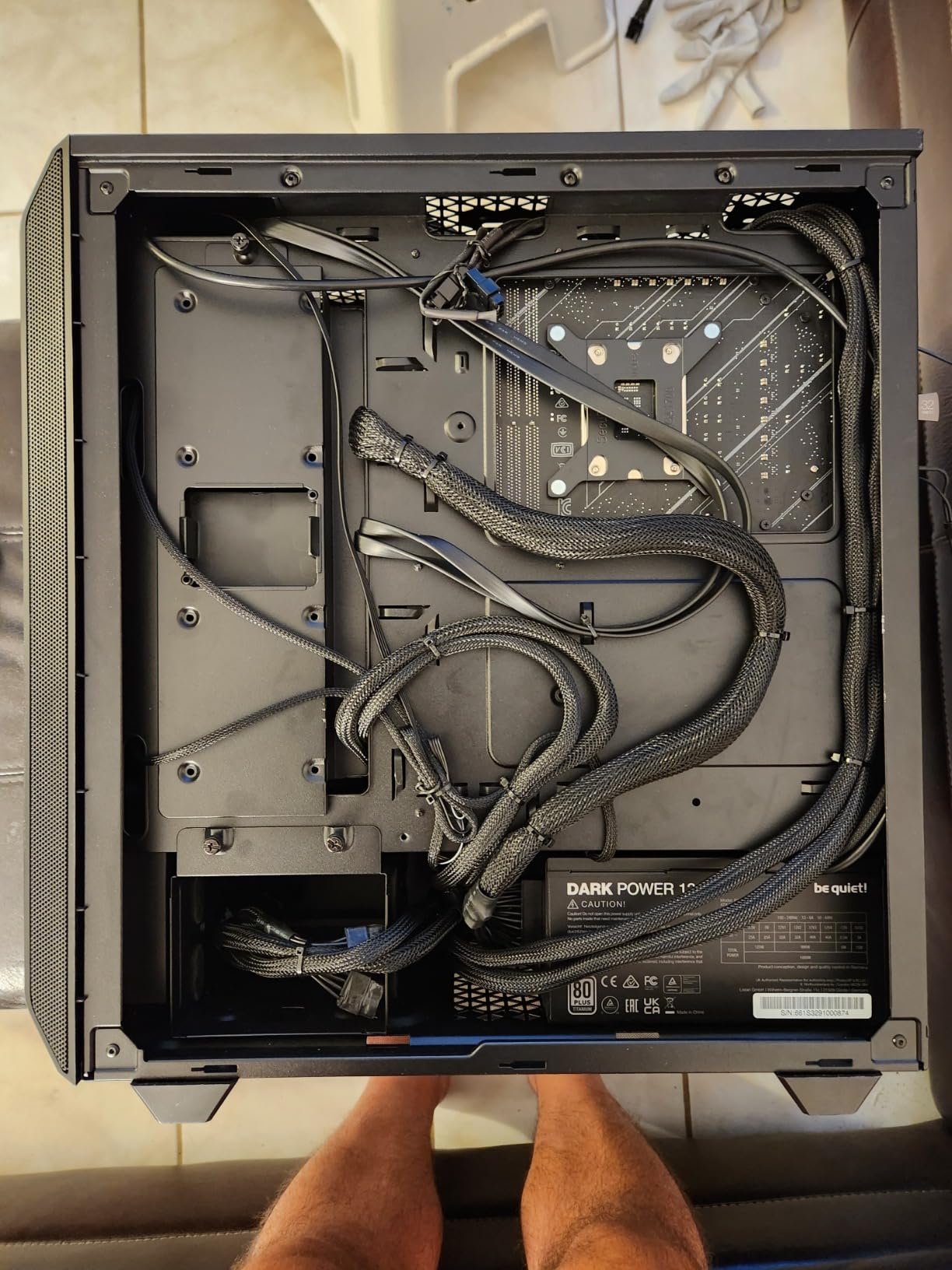be quiet! Dark Power 14 1200W, ATX 3.1, 80 Plus Titanium, Modular Power Supply, Active and semi-Passive Cooling, PCIe 5.1, 12V-2x6 Cable Included customer photo 1