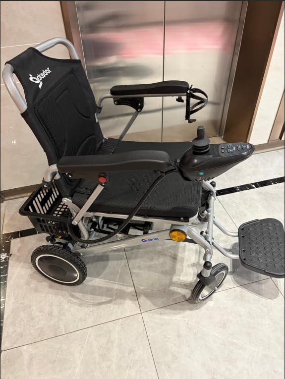 Aotedor Electric Wheelchair for Adults, 500W Motor All-Terrain Foldable Power Motorized Wheelchairs, Airline Approved Portable Travel Wheelchair with 15 Miles Long Range Lithium Battery customer photo 2