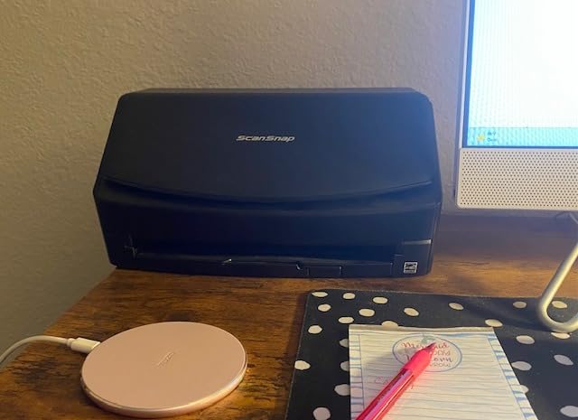 ScanSnap iX2400 High-Speed Simple One-Touch Button Color Document, Photo & Receipt Scanner with 100 Page Auto Document Feeder for Mac or PC, Black customer photo 2