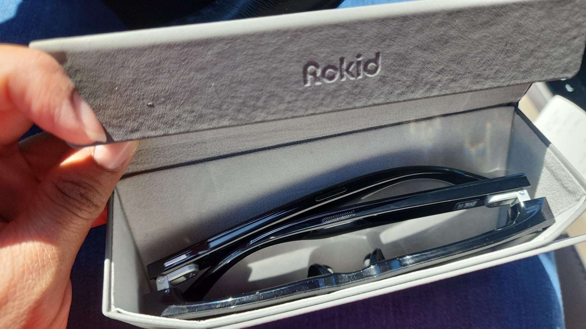 Rokid 2026 AI Glasses Style Smart Glasses with ChatGPT & Gemini, Real-time Translation, 12MP Camera (No Display) customer photo 1