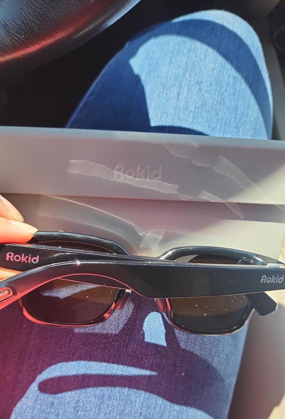 Rokid 2026 AI Glasses Style Smart Glasses with ChatGPT & Gemini, Real-time Translation, 12MP Camera (No Display) customer photo 2