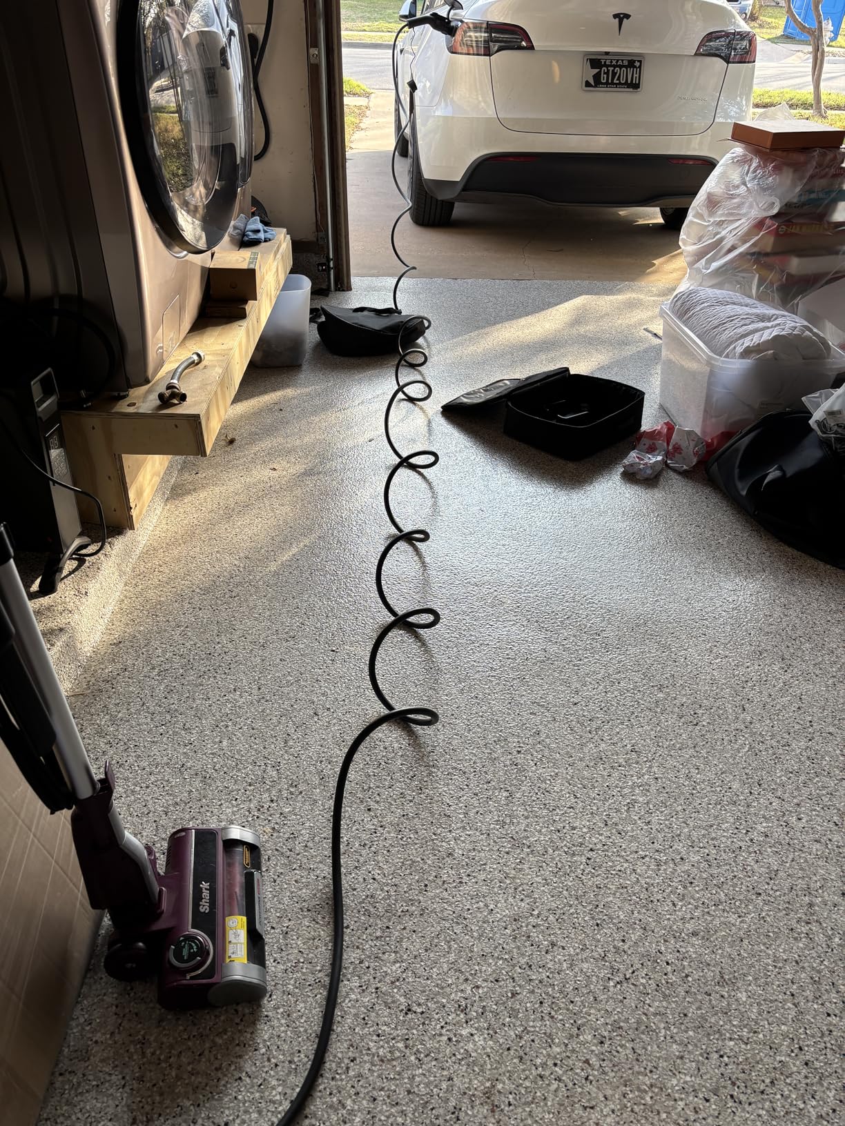 Portable Level 1 & 2 EV Charger, 16Amp, 25FT 2026 Upgraded, 110V-240V, Adjustable Current & Timer, NEMA 5-15 & 6-20 Plug,SAE J1772 Compatible for All PHEV/EV(Tesla Requires Adapter) customer photo 1