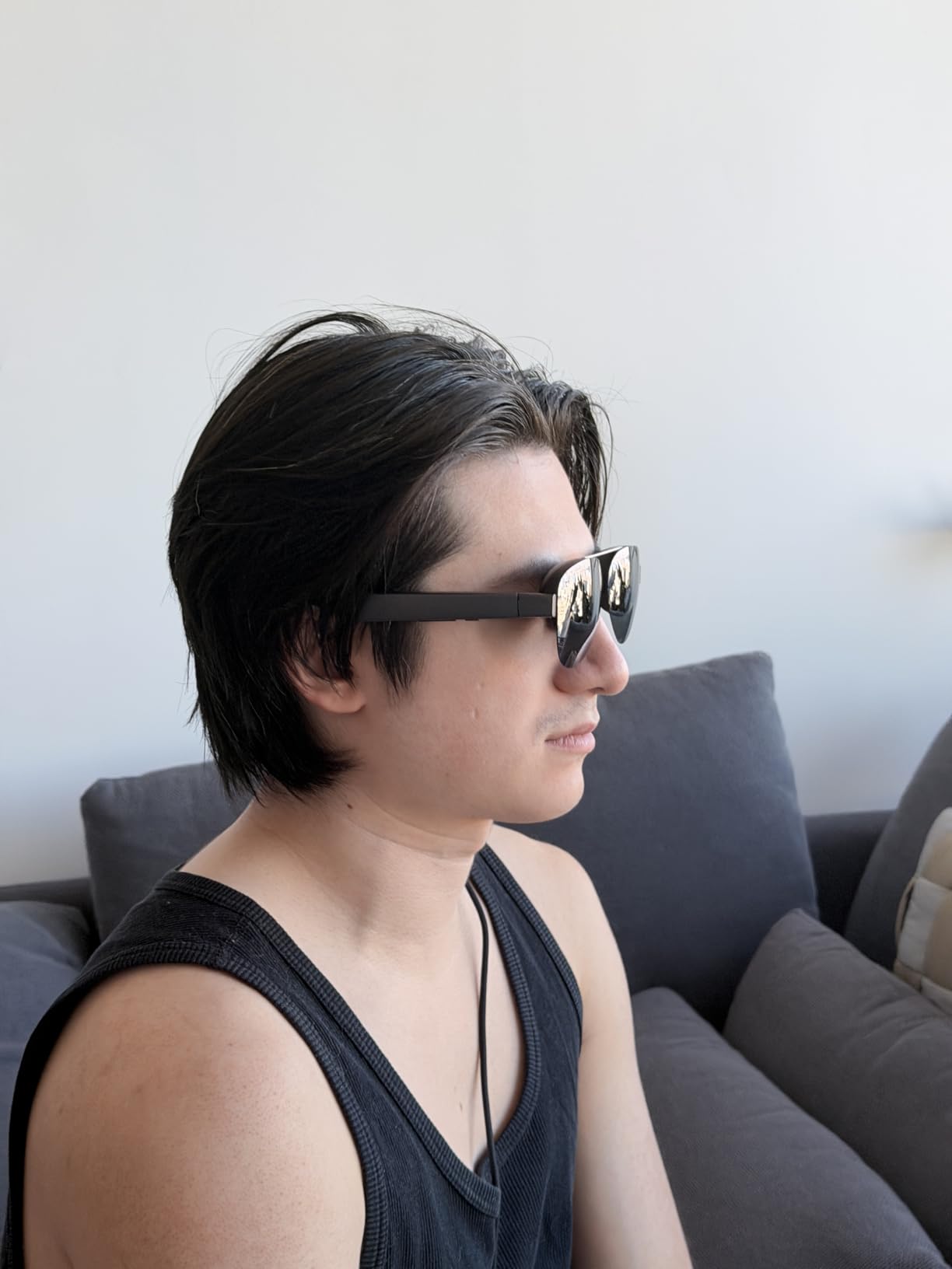 AOC Air Mega AR/XR Glasses - 201'' Micro-OLED Personal Wearable Monitor for Gaming & Movies, FHD 120Hz Plug-and-Play Display Legion Go & USB-C Devices, High-Fidelity Audio & Privacy customer photo 1