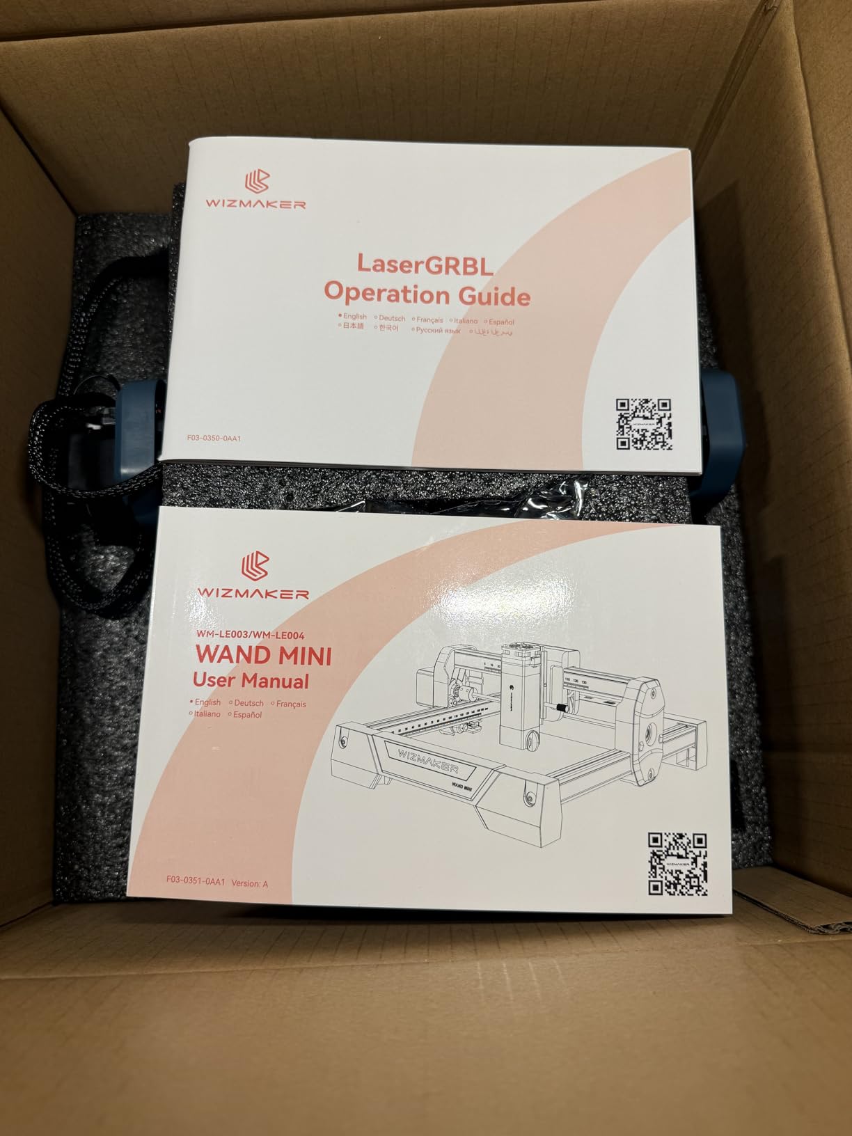 WIZMAKER Laser Engraver Machine, 2.5W Laser Engraver, Spot Size 0.04mm, Engraving Speed 12000mm/min, Supports WiFi/Hotspot/USB, Suitable for Wood, Leather, Acrylic, and Glass Materials customer photo 1