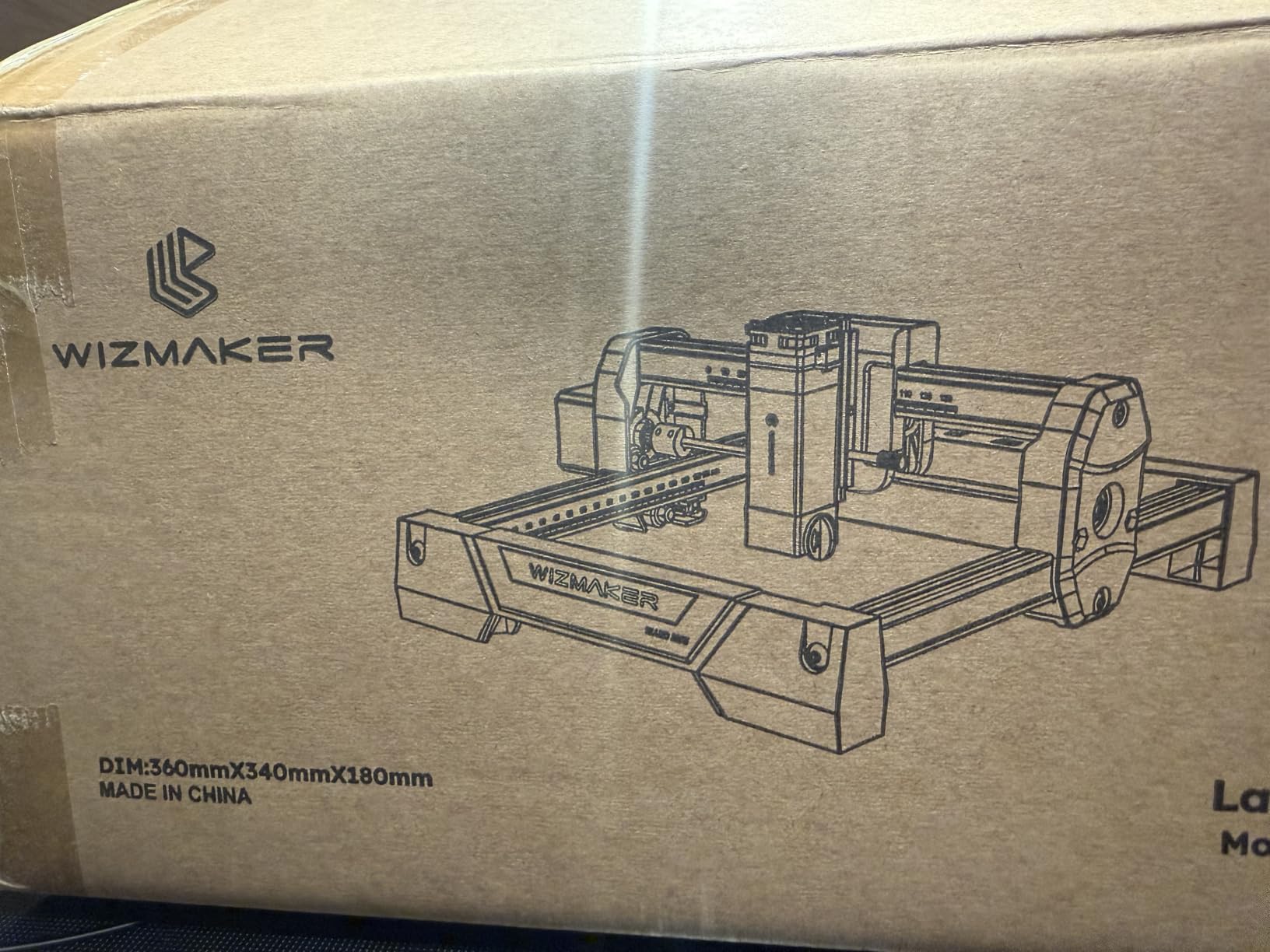 WIZMAKER Laser Engraver Machine, 2.5W Laser Engraver, Spot Size 0.04mm, Engraving Speed 12000mm/min, Supports WiFi/Hotspot/USB, Suitable for Wood, Leather, Acrylic, and Glass Materials customer photo 2