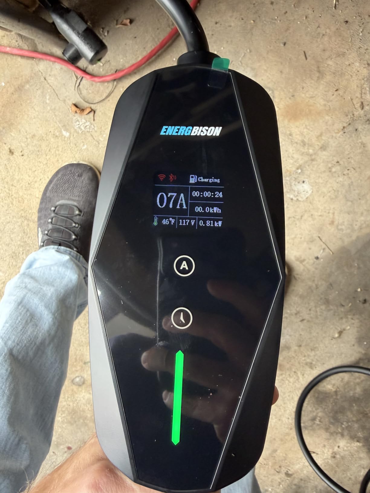 Level 1&2 Portable EV Charger (WiFi) with App Control, 8-16Amp Adjustable Current & Timer, 110V-240V, NEMA 5-15 & 6-20 Plug, 25Ft EV Charging Cable, J1772 Electric Car Charger for All PHEV/EV customer photo 2