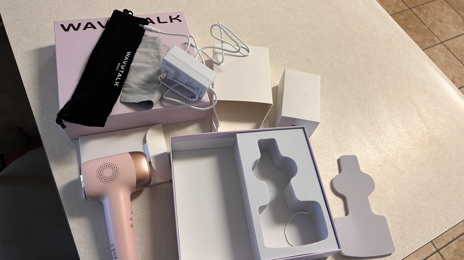 Wavytalk IPL Hair Removal Device, Bare It for Face Body Bikini - Long-Lasting Result & Painless, Full Body in 12 Mins with 24J Dual-Pulse & Ice Cooling, At-Home Use for Women and Men, Corded, White customer photo 1