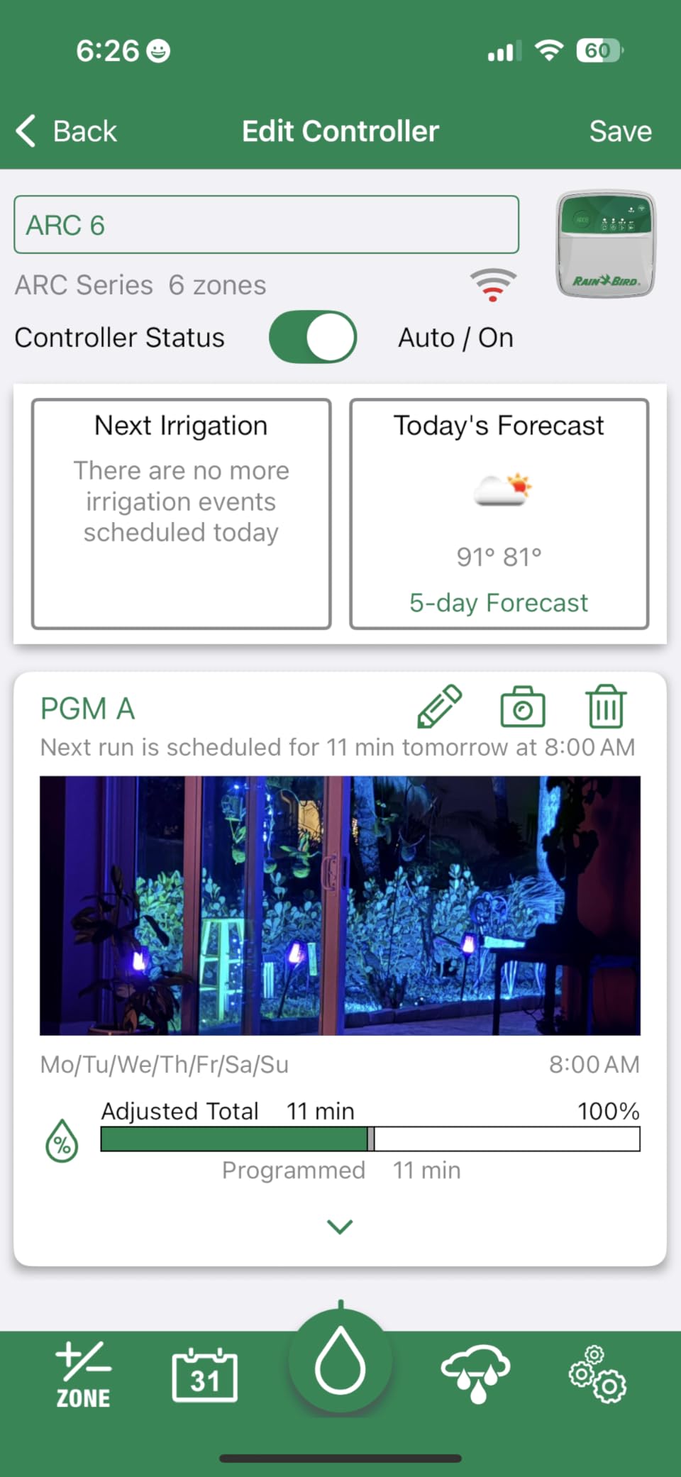 Rain Bird ARC4 App-Based Indoor Smart Irrigation WiFi Timer/Controller, 4-Zone/Station, EPA WaterSense Certified, Compatible with Alexa customer photo 2