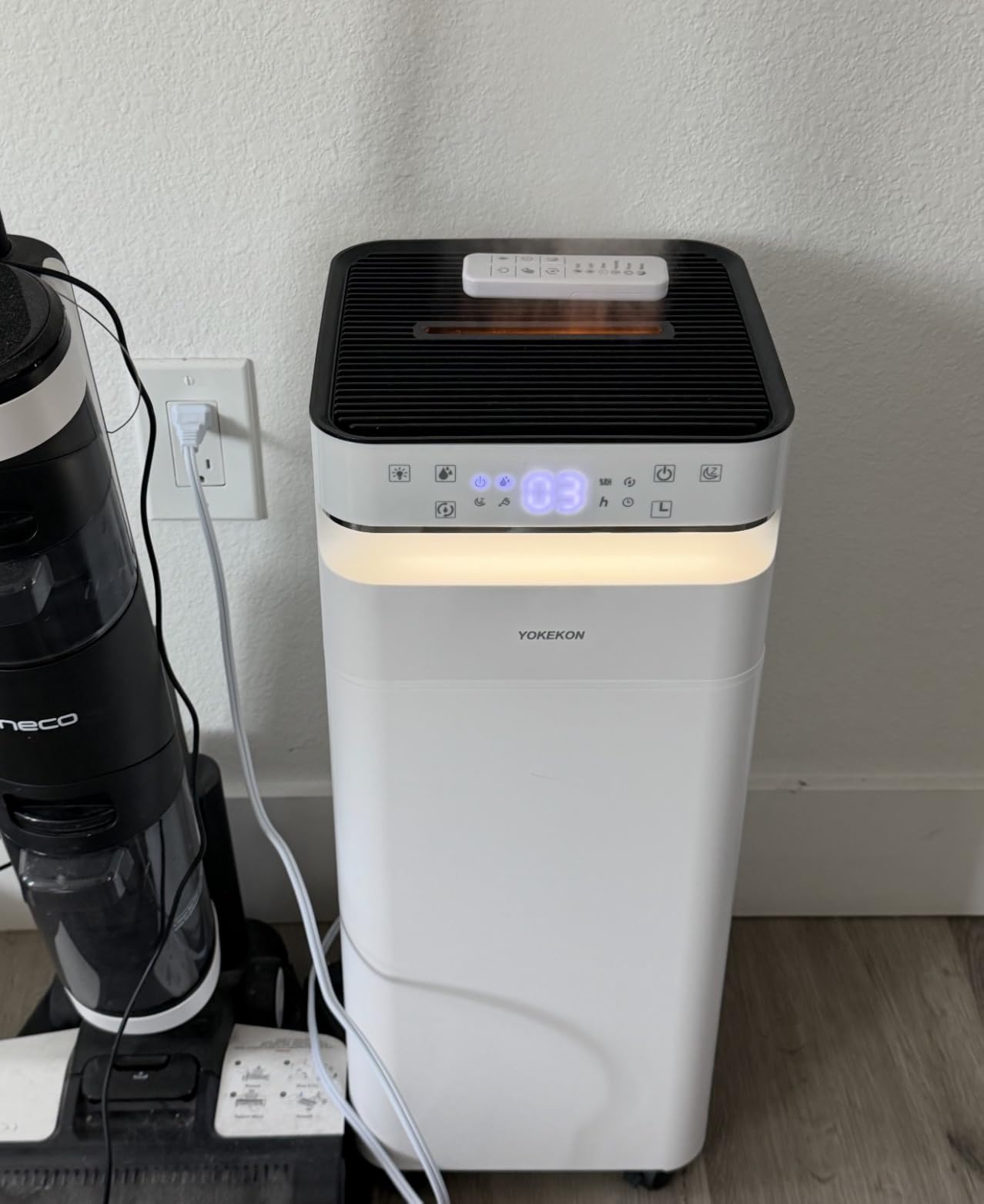 YOKEKON Humidifier Large Room 22L/5.8gal, 2500sq.ft Whole House Humidifiers for Home, Large Humidifier for Bedroom, Cool Mist Humidifiers for Bedroom Living Room Plants Office Commercial Area, White customer photo 1