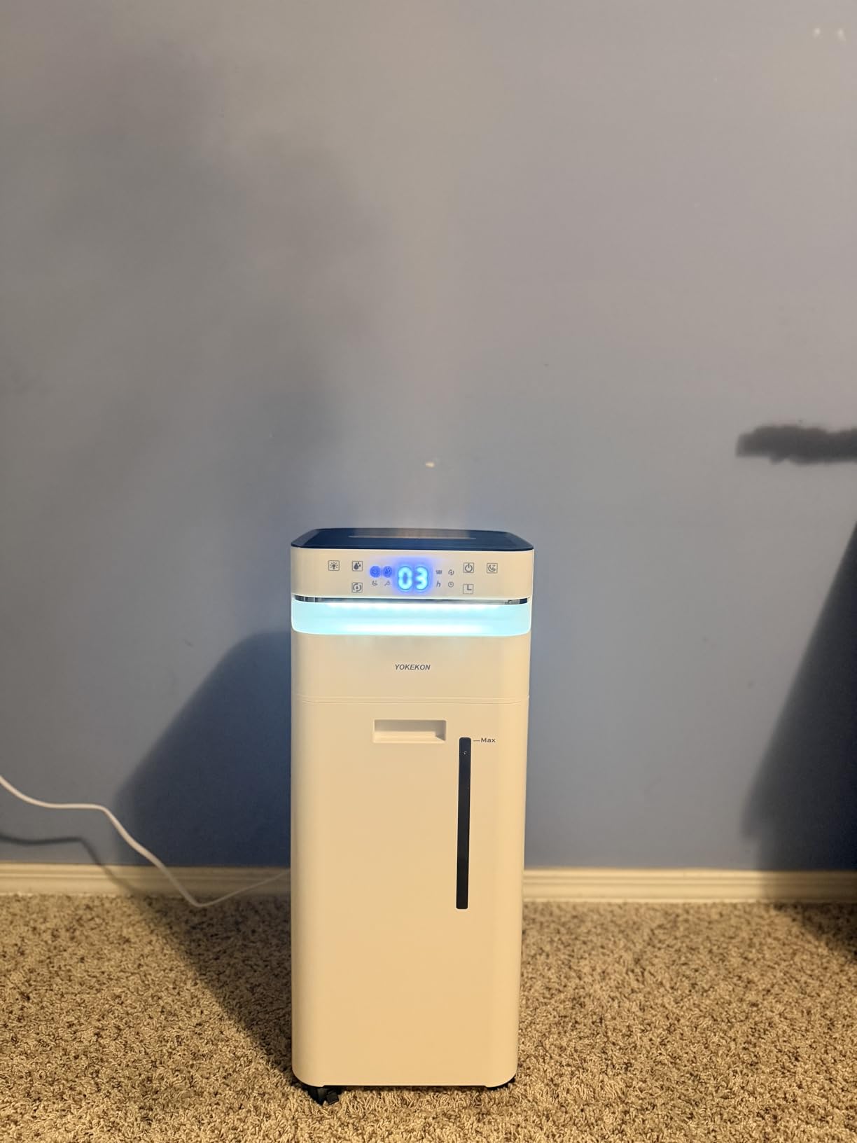 YOKEKON Humidifier Large Room 22L/5.8gal, 2500sq.ft Whole House Humidifiers for Home, Large Humidifier for Bedroom, Cool Mist Humidifiers for Bedroom Living Room Plants Office Commercial Area, White customer photo 2