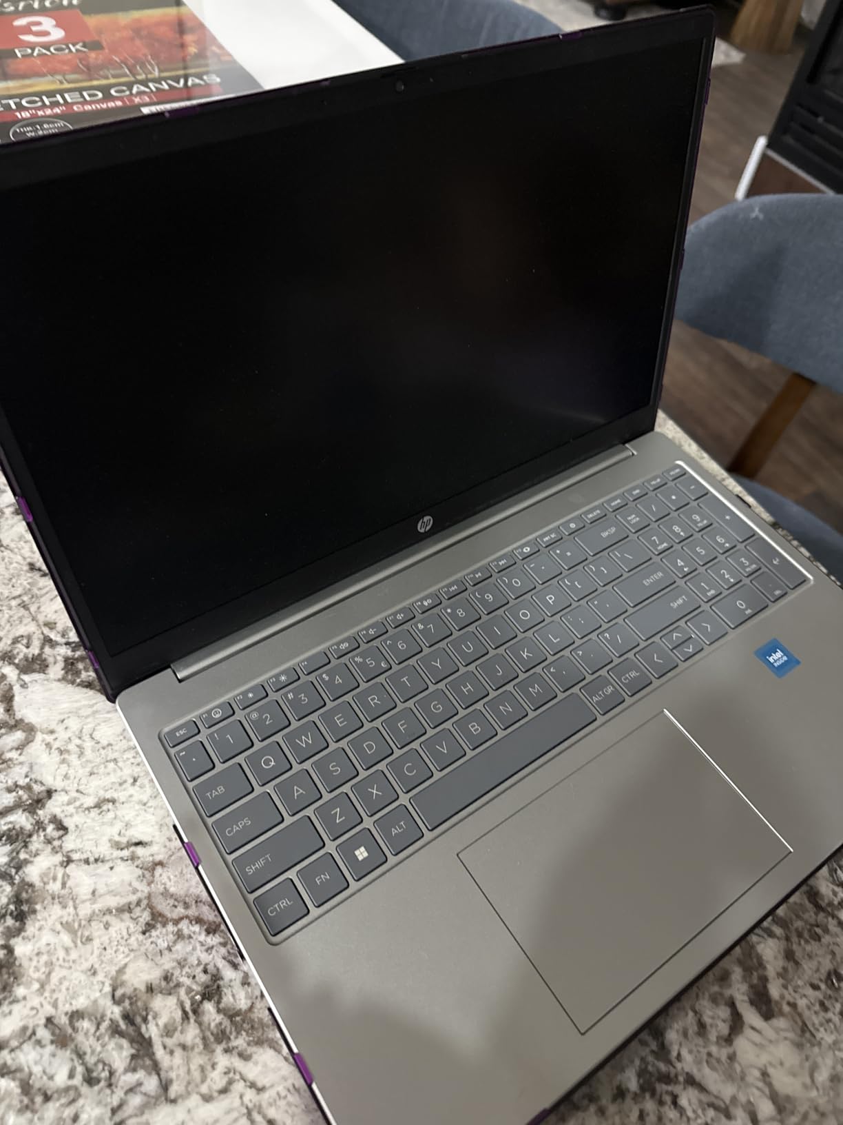 HP Laptop Computer, Intel 4-Core Processor, 8GB RAM, 256GB PCIe SSD, WiFi 6, BT 5.3, Natural Silver, Windows 11 Home customer photo 1