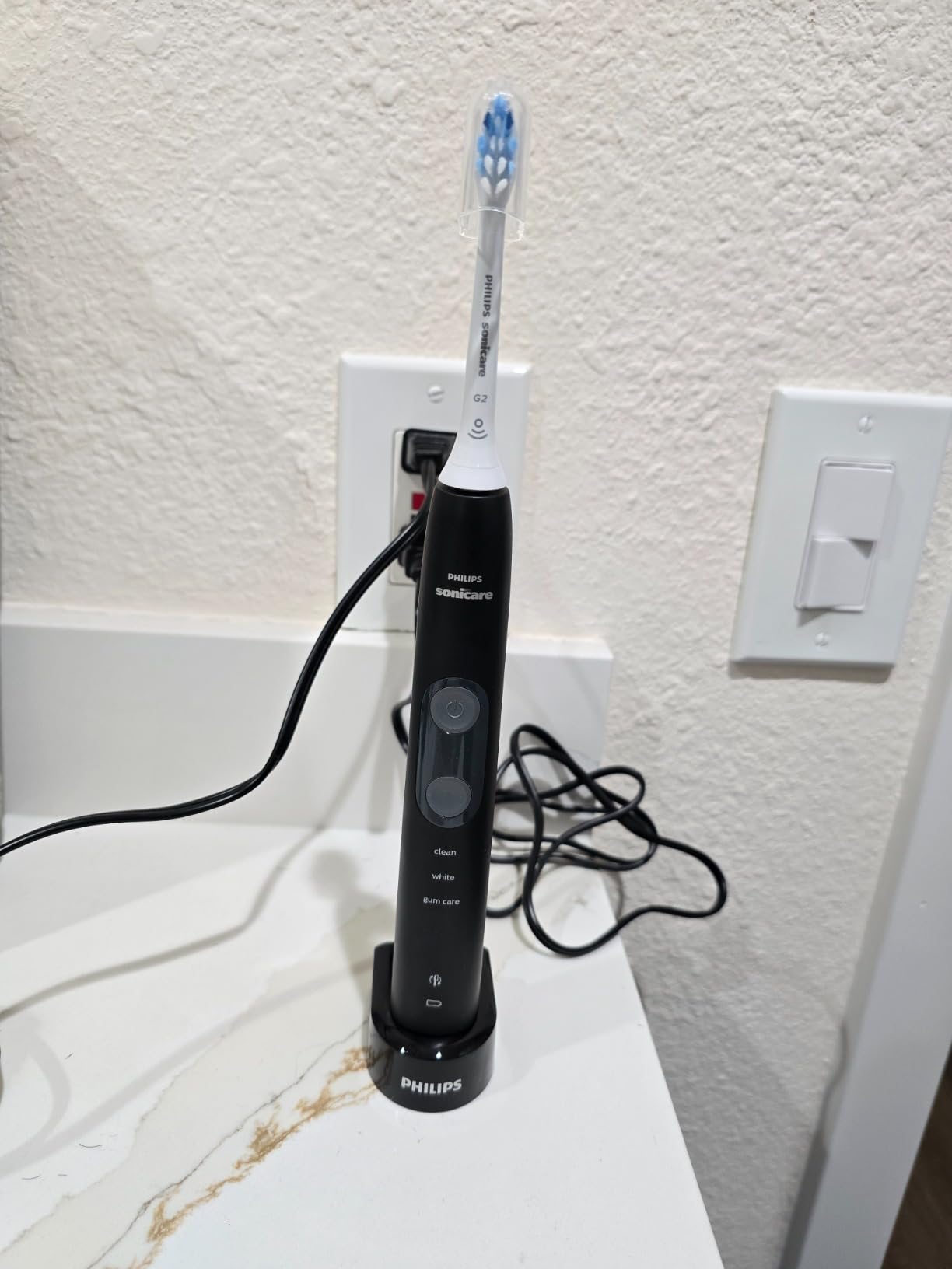Philips Sonicare 5900 Series Electric Toothbrush - Next-Generation Sonicare Technology, Pressure Sensor, 6 Brushing Settings, SmarTimer, BrushPacer, 21-Day Runtime, Light Pink, Model HX7132/02 customer photo 1
