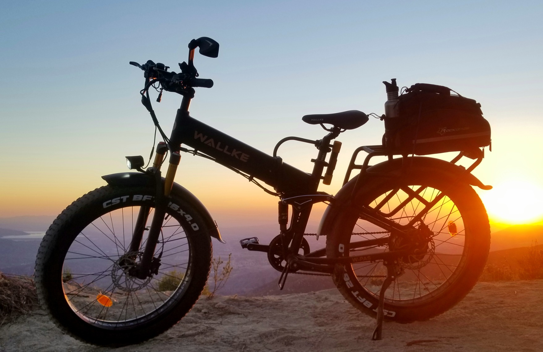 Wallke H9 Ultra Long Range Electric Bike for Adults 55Ah 2640Wh 180 Mile, 37MPH Fast Ebike 4000W, 2-in-1 Battery AC/DC Power Hub & AC/Solar-Charging, Torque Sensor, Air Suspension, 20'' Fat Tire E Bike customer photo 1