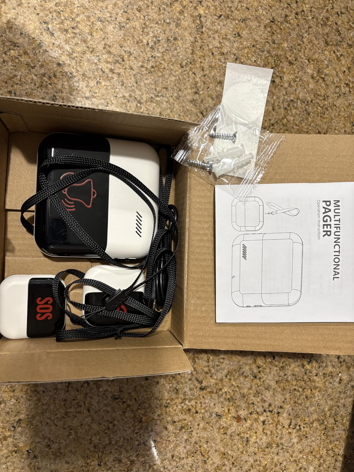 WiFi Caregiver Pager Medical Alert Systems for Seniors No Monthly Fee App Control Alert Button for Seniors at Home,2 Call Button and 1 Receiver,for Elderly,Patients,Disabled customer photo 2