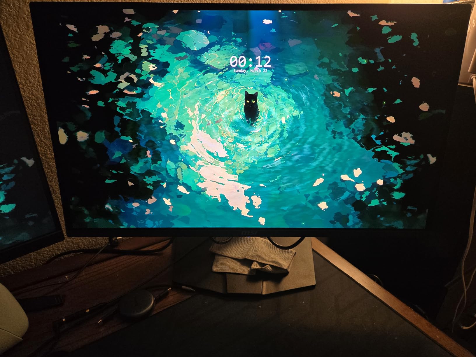 MSI MAG 274QP QD-OLED X24 27-inch 2560 x 1440 (QHD) Gaming Monitor, 240Hz, Adaptive-Sync, HDMI, DisplayPort, VESA Mountable, Tilt, Height Adjustable, Speaker, 0.03ms customer photo 1