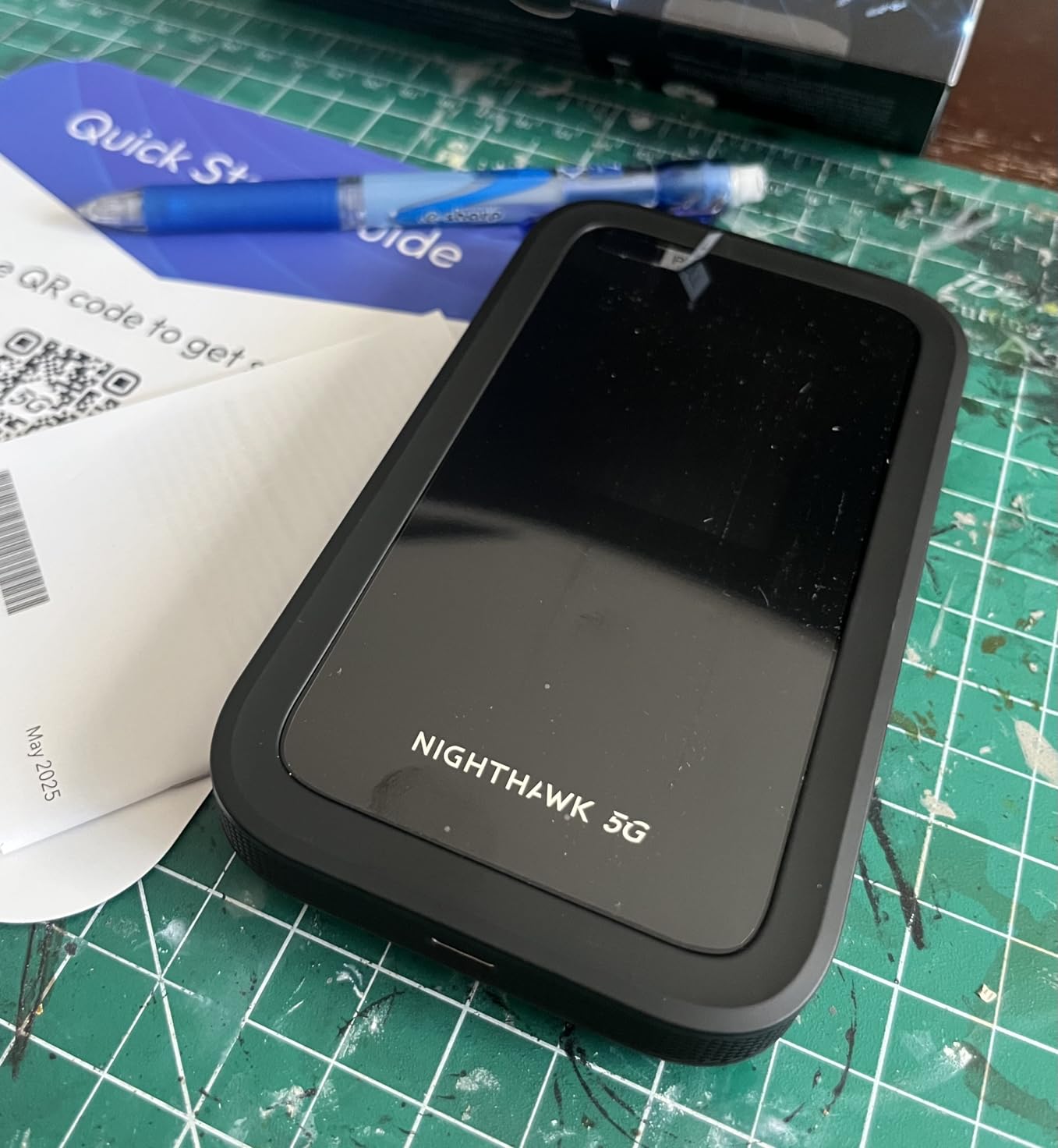 NETGEAR Nighthawk 5G Mobile Hotspot M7 with eSIM or SIM | Portable WiFi 7 Router for Travel in 140+ Countries | Supports 32 Devices | Unlocked 5G/4G LTE | 3.6Gbps Speed | AT&T, T-Mobile (MH7150) customer photo 1