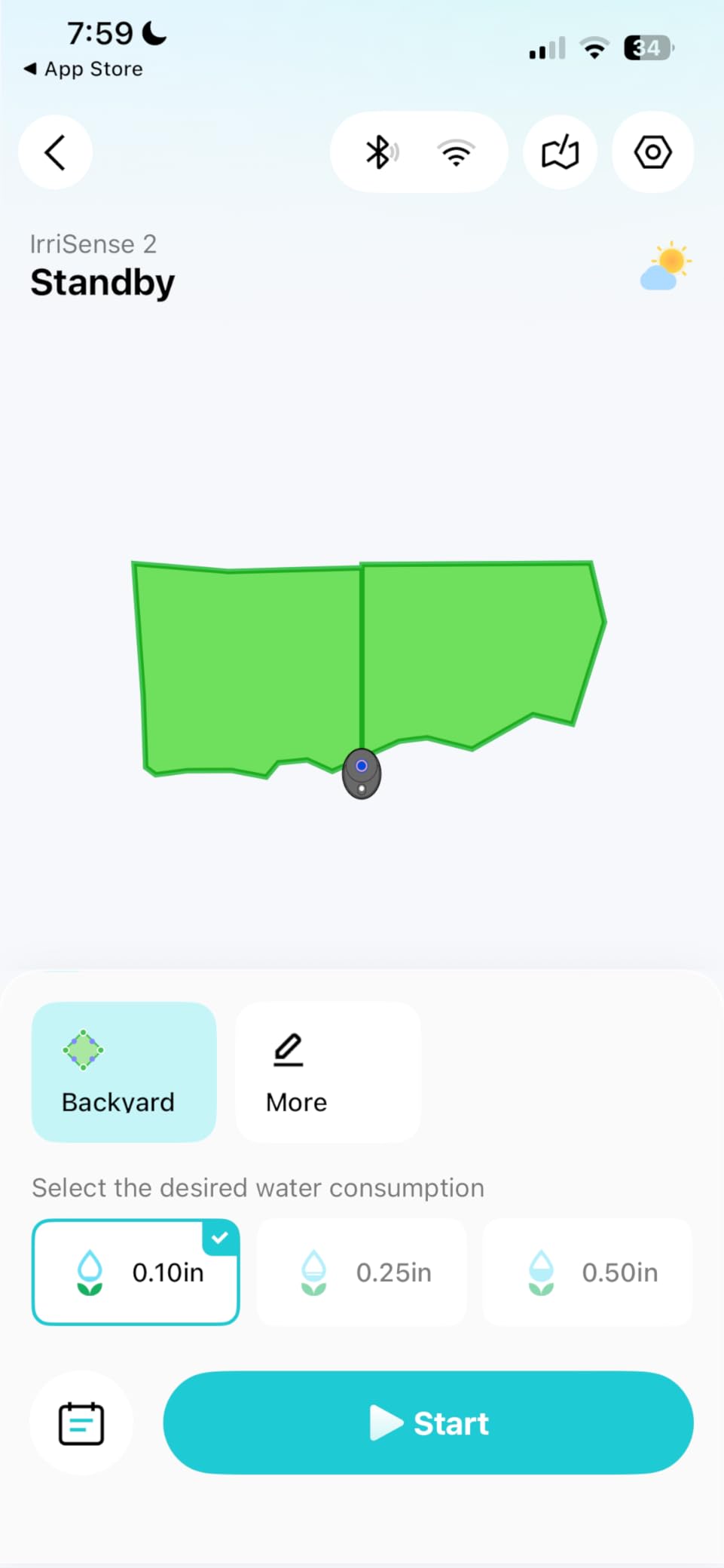 Aiper IrriSense 2 Smart Irrigation System, 4-in-1 Multi-Zone Watering Device with App Control, Smart Scheduling, and Rain Sensor for Lawns up to 4,800 sq.ft. customer photo 1